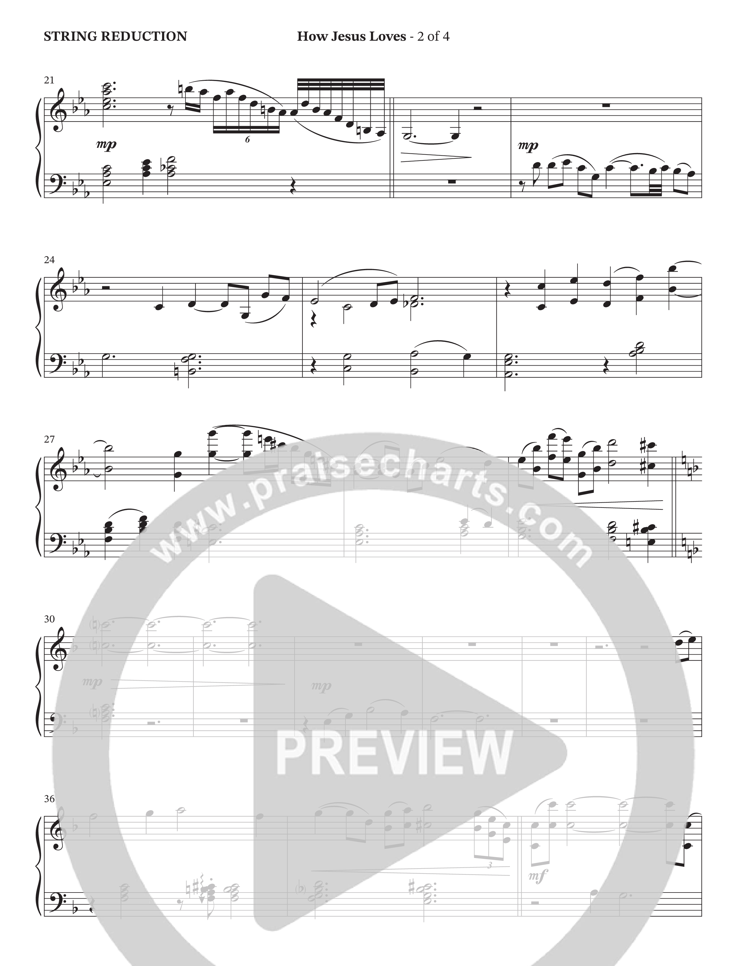 How Jesus Loves (Choral Anthem SATB) String Reduction (The Brooklyn Tabernacle Choir / TaRanda Greene / Arr. Carol Cymbala / Orch. J. Daniel Smith)