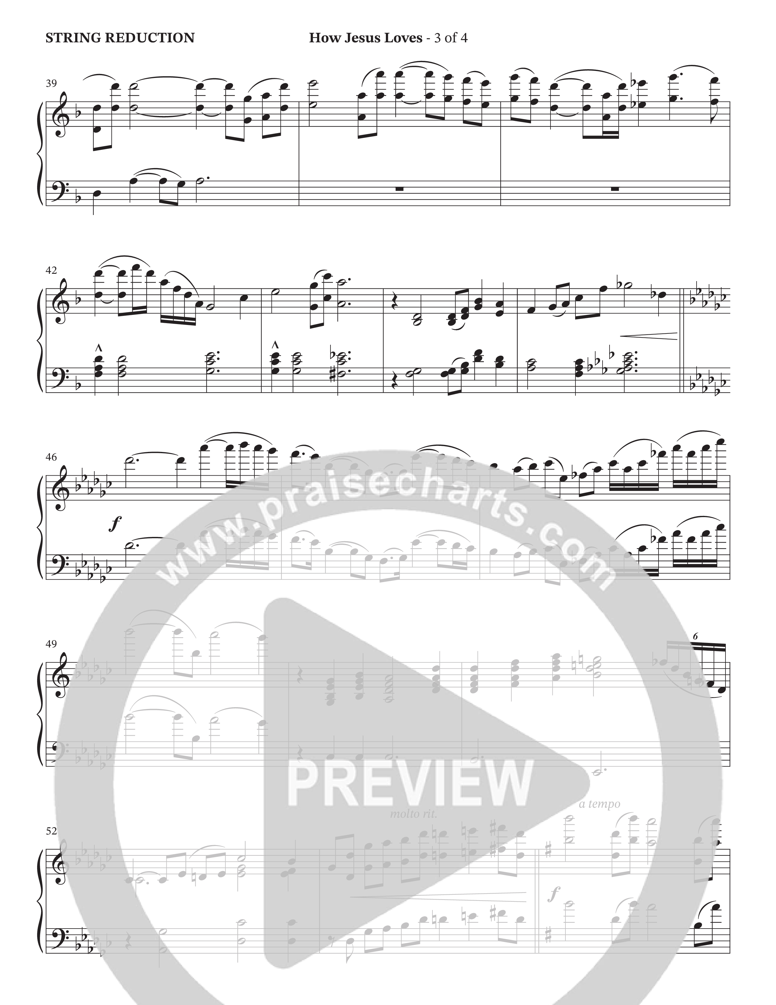 How Jesus Loves (Choral Anthem SATB) String Reduction (The Brooklyn Tabernacle Choir / TaRanda Greene / Arr. Carol Cymbala / Orch. J. Daniel Smith)