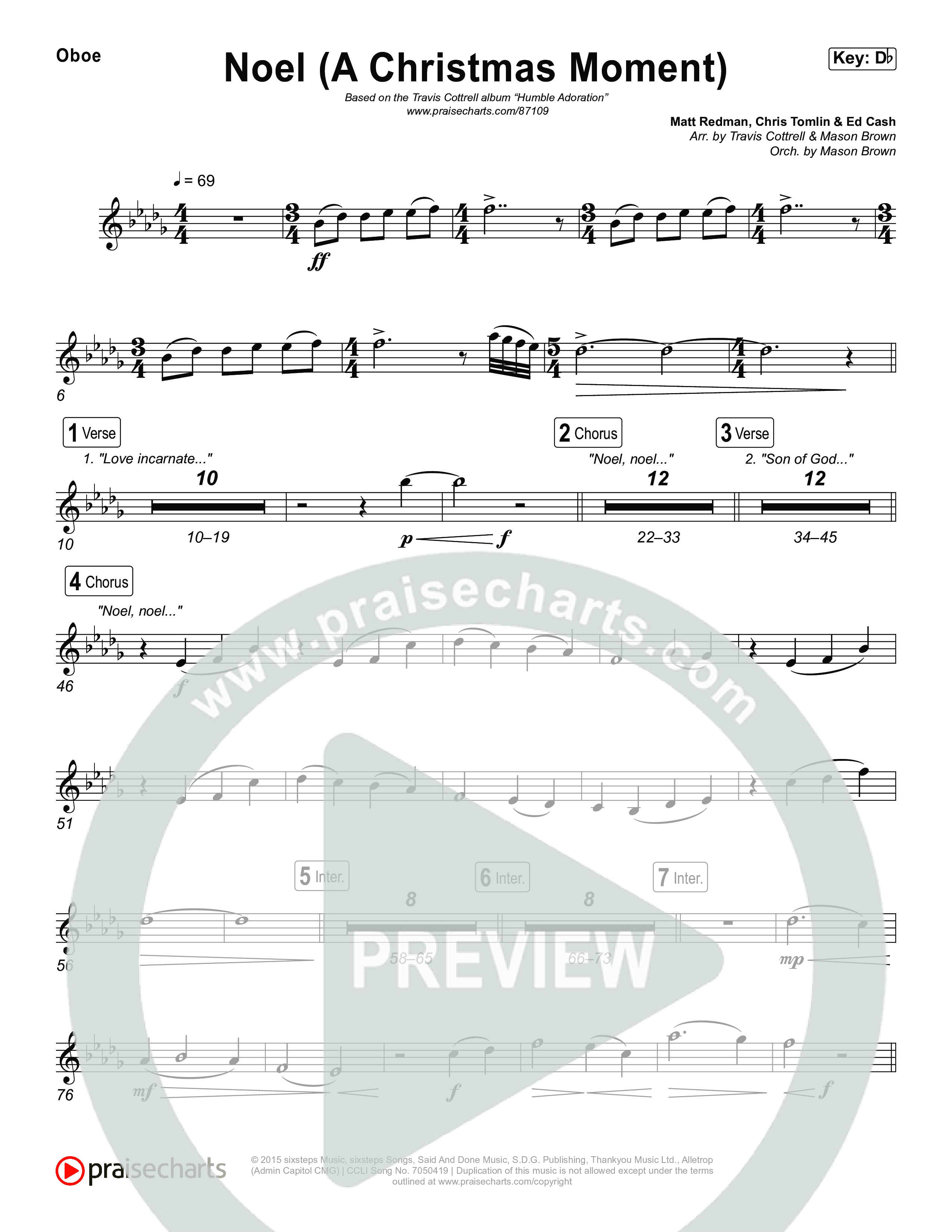 Noel (A Christmas Worship Moment) (Choral/SATB) Wind Pack (Brooke Voland / Finley Voland / Arr. Travis Cottrell / Orch. Mason Brown)