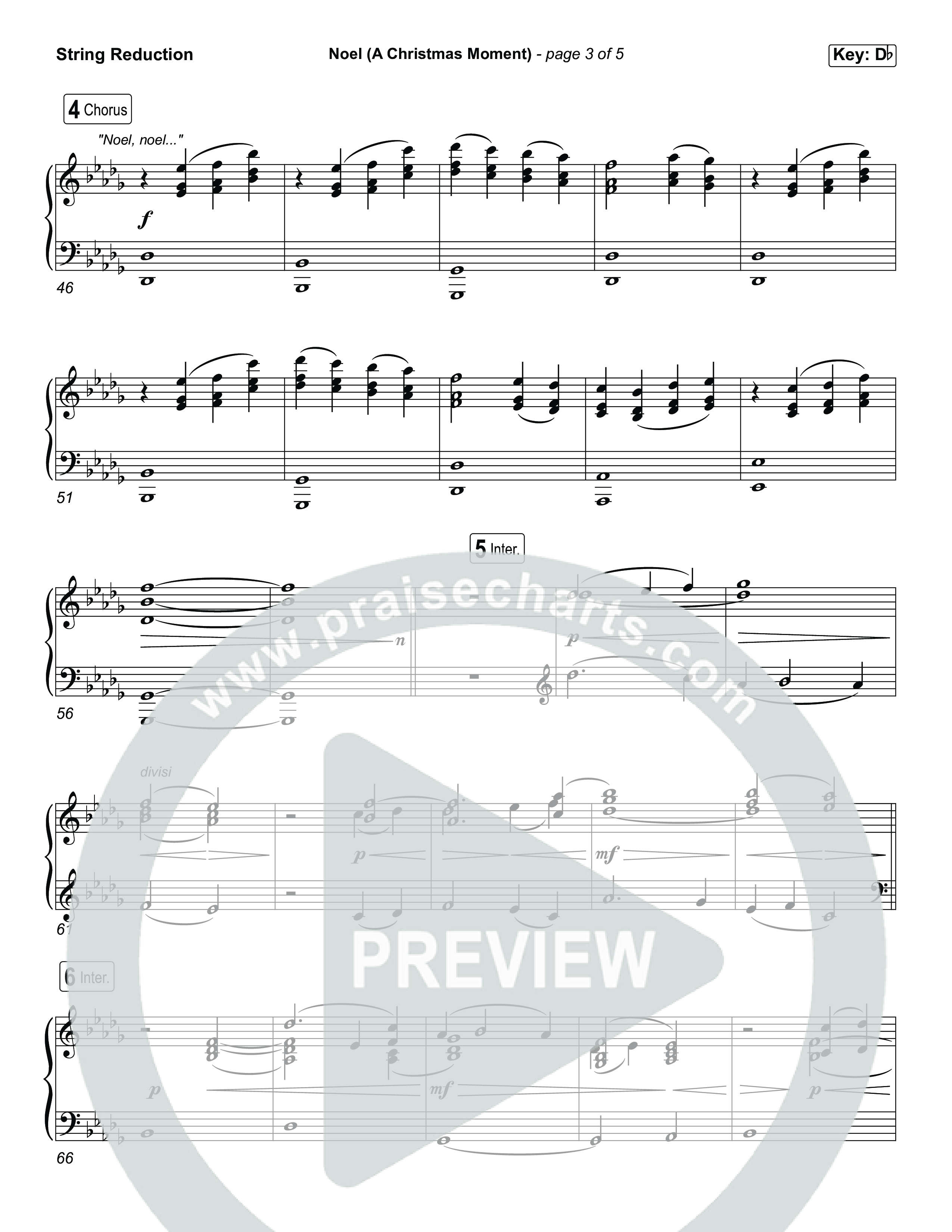 Noel (A Christmas Worship Moment) (Choral/SATB) String Reduction (Brooke Voland / Finley Voland / Arr. Travis Cottrell / Orch. Mason Brown)