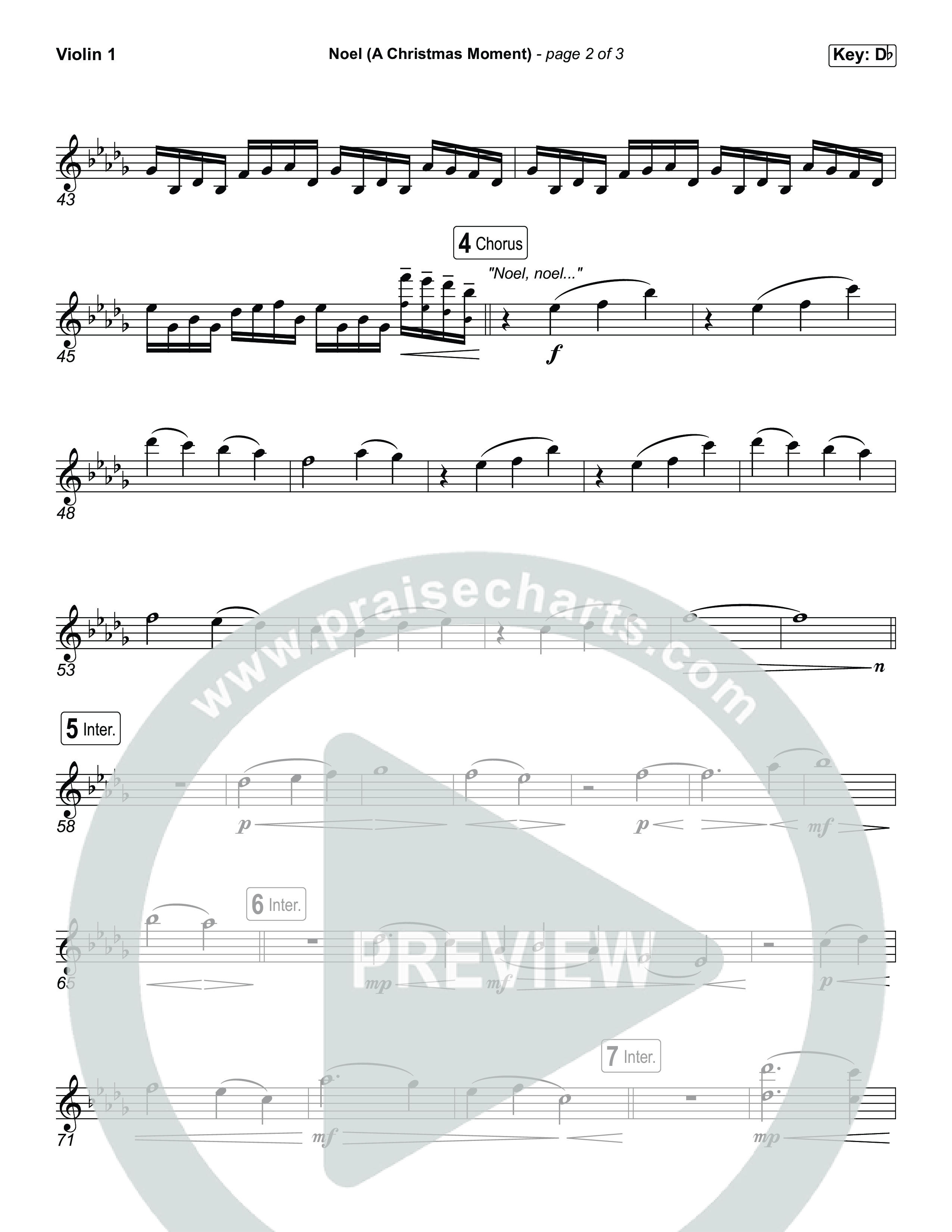 Noel (A Christmas Worship Moment) (Choral/SATB) String Pack (Brooke Voland / Finley Voland / Arr. Travis Cottrell / Orch. Mason Brown)