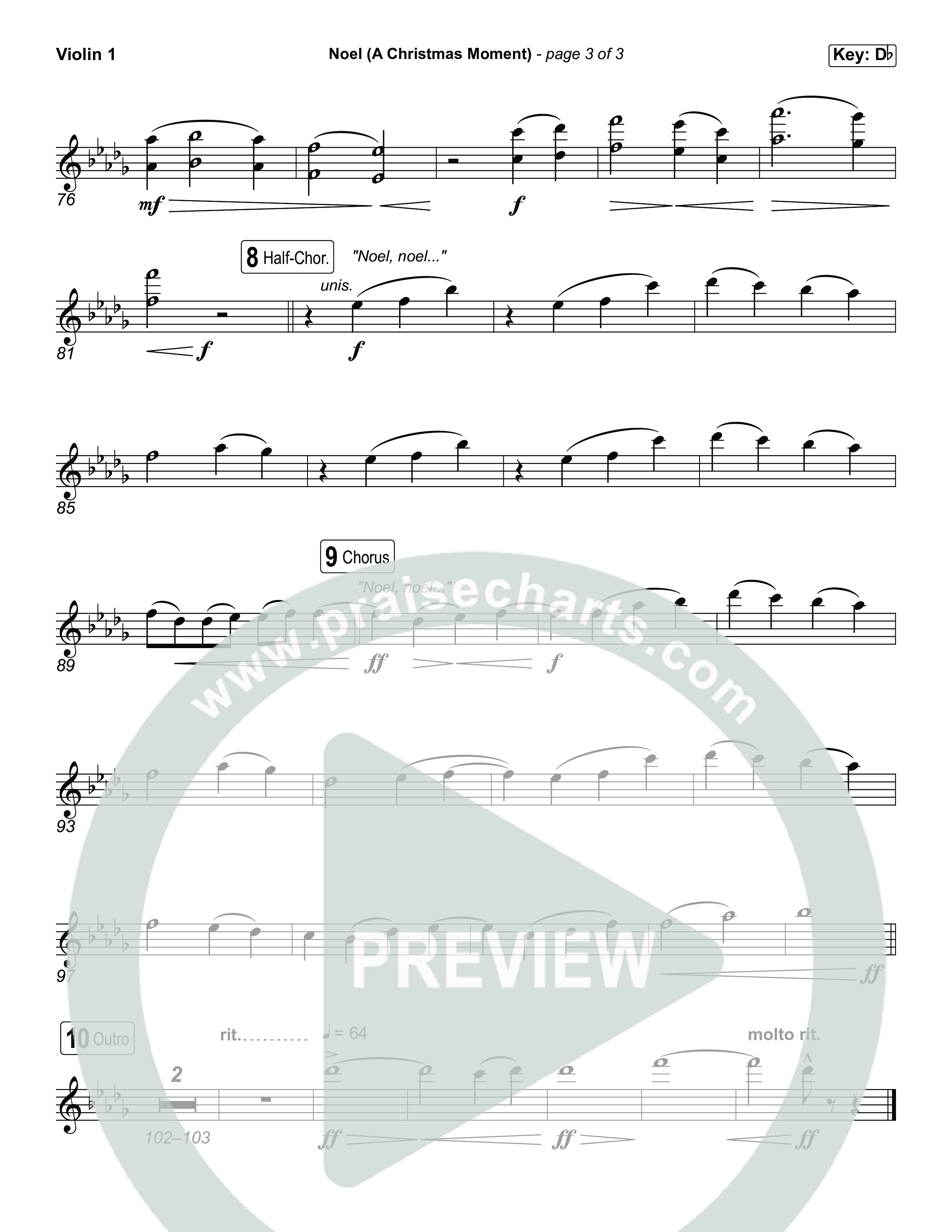 Noel (A Christmas Worship Moment) (Choral/SATB) String Pack (Brooke Voland / Finley Voland / Arr. Travis Cottrell / Orch. Mason Brown)