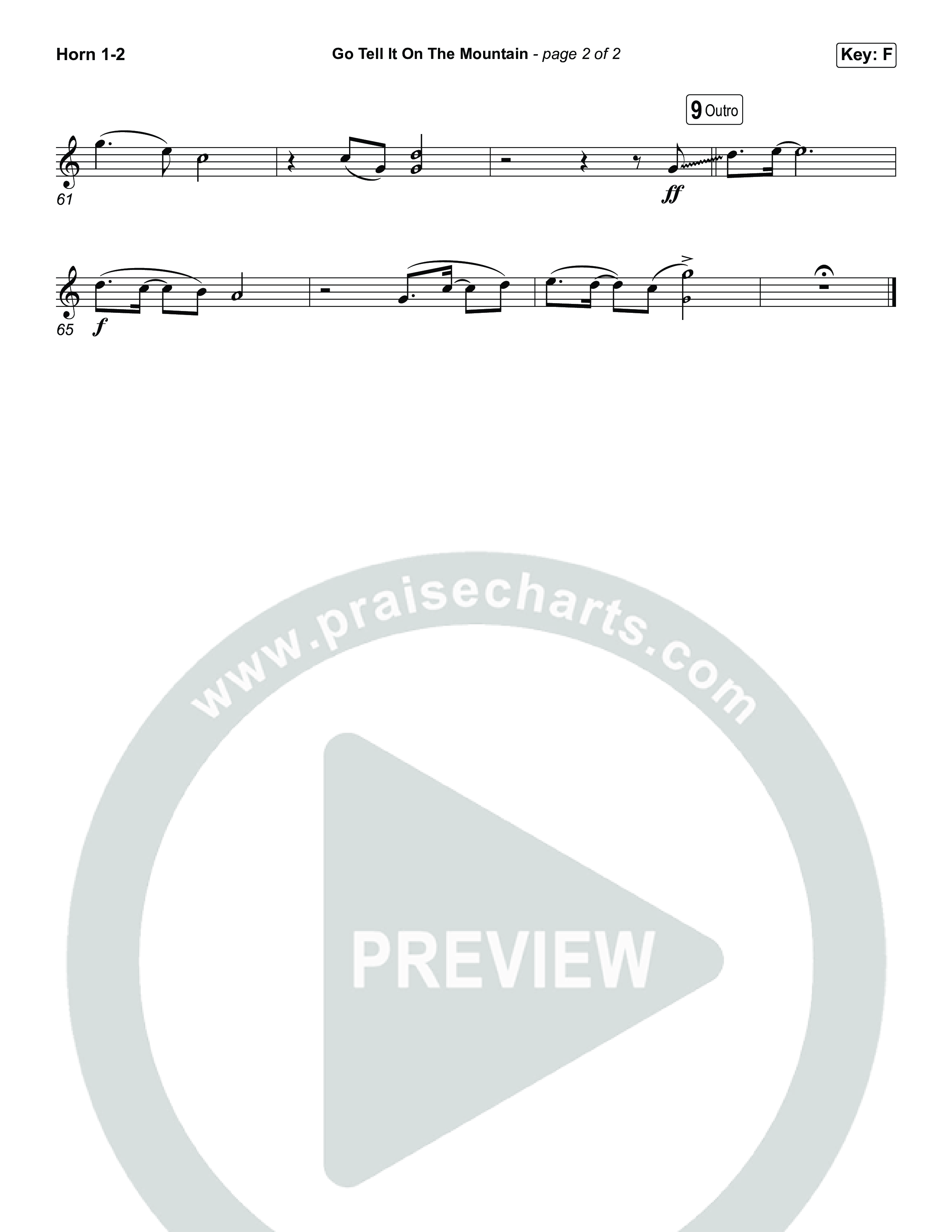 Go Tell It On The Mountain (Choral/SATB) Brass Pack (Travis Cottrell / Arr. Mason Brown / Orch. Daniel Galbraith)