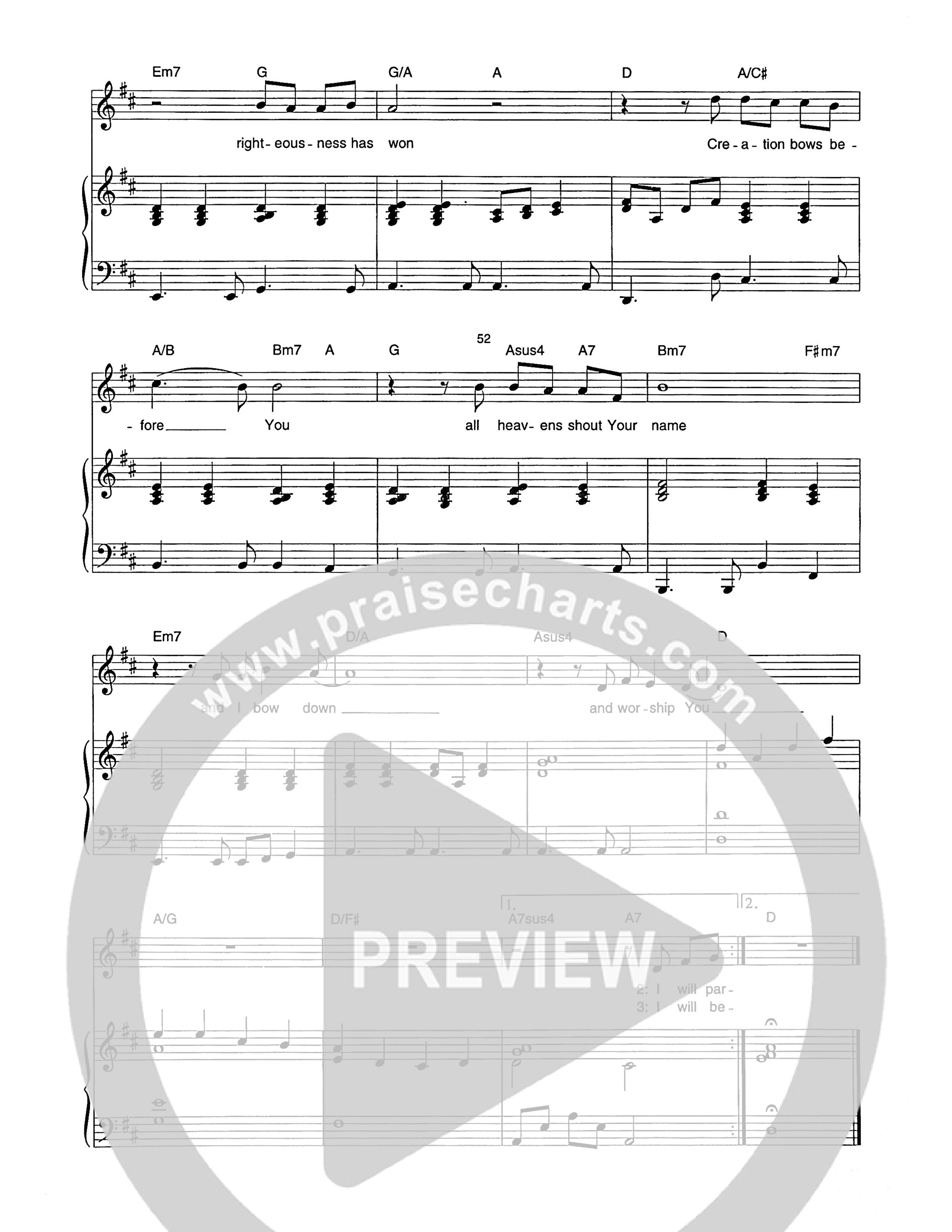 I Will Behold Piano/Melody (Geoff Bullock)