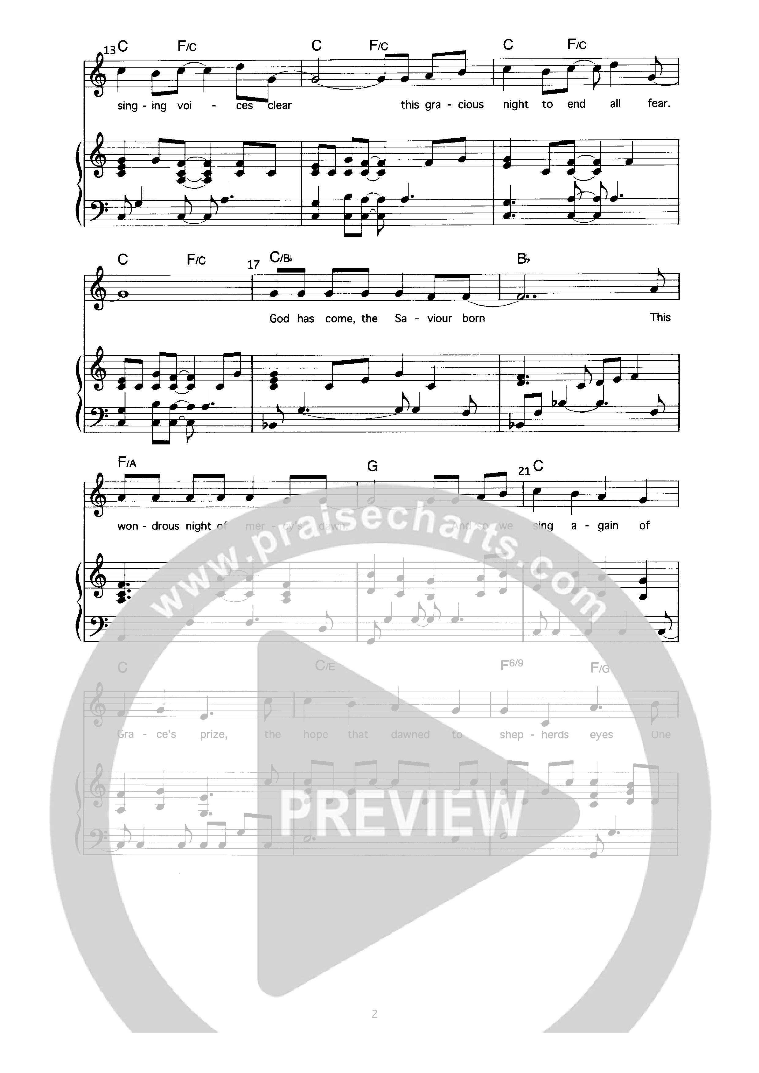 And So We Sing Piano/Melody (Geoff Bullock)