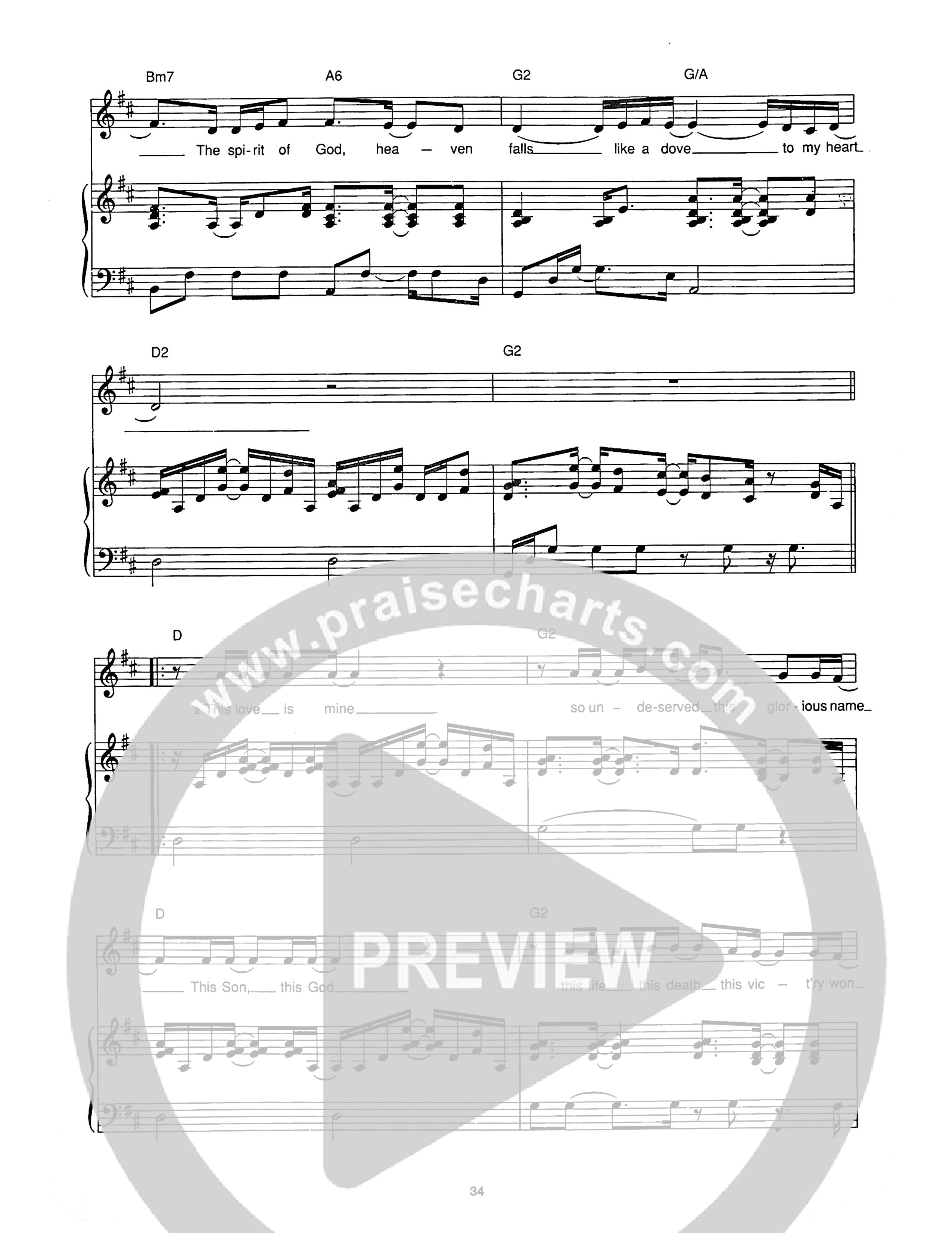 The Power And The Glory Piano/Melody (Hillsong Worship)