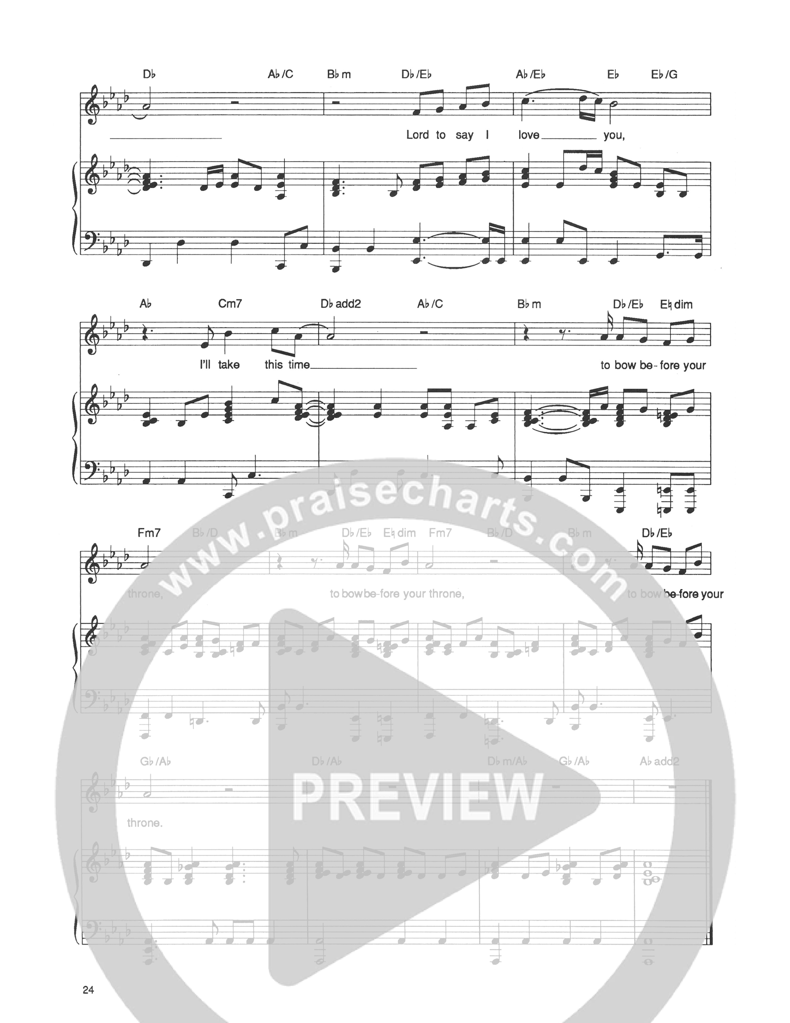 I'll Take This Time Piano/Melody (Hillsong Worship)