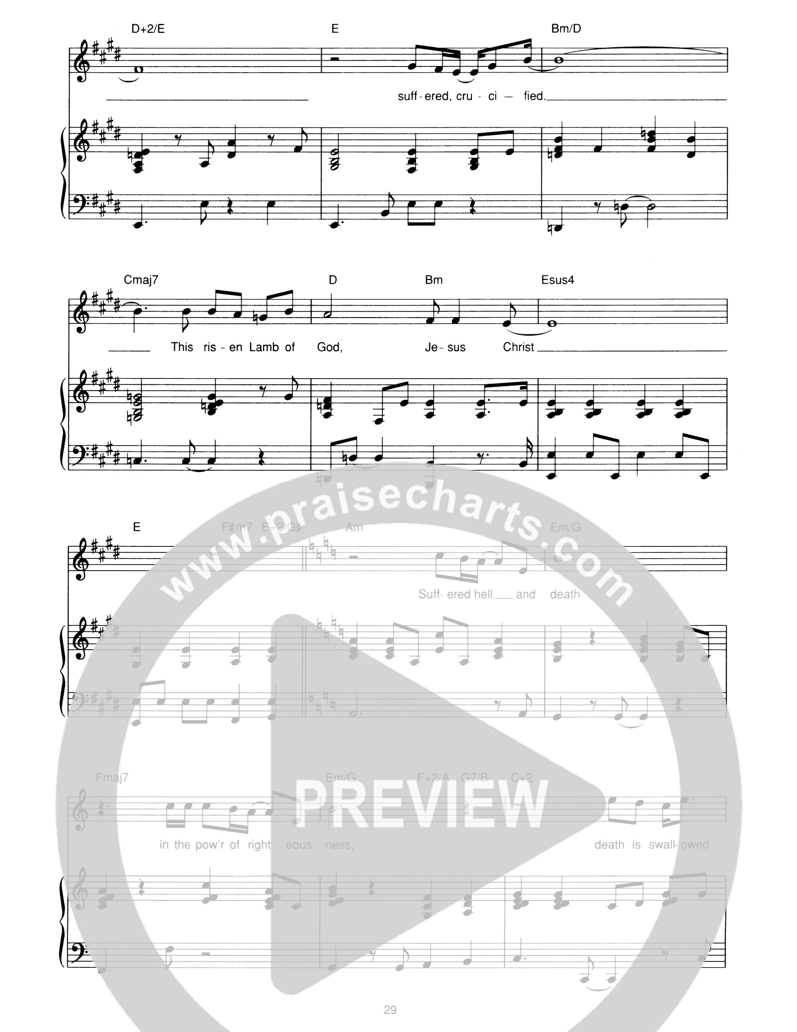 Holy One Of God Piano/Melody (Hillsong Worship)