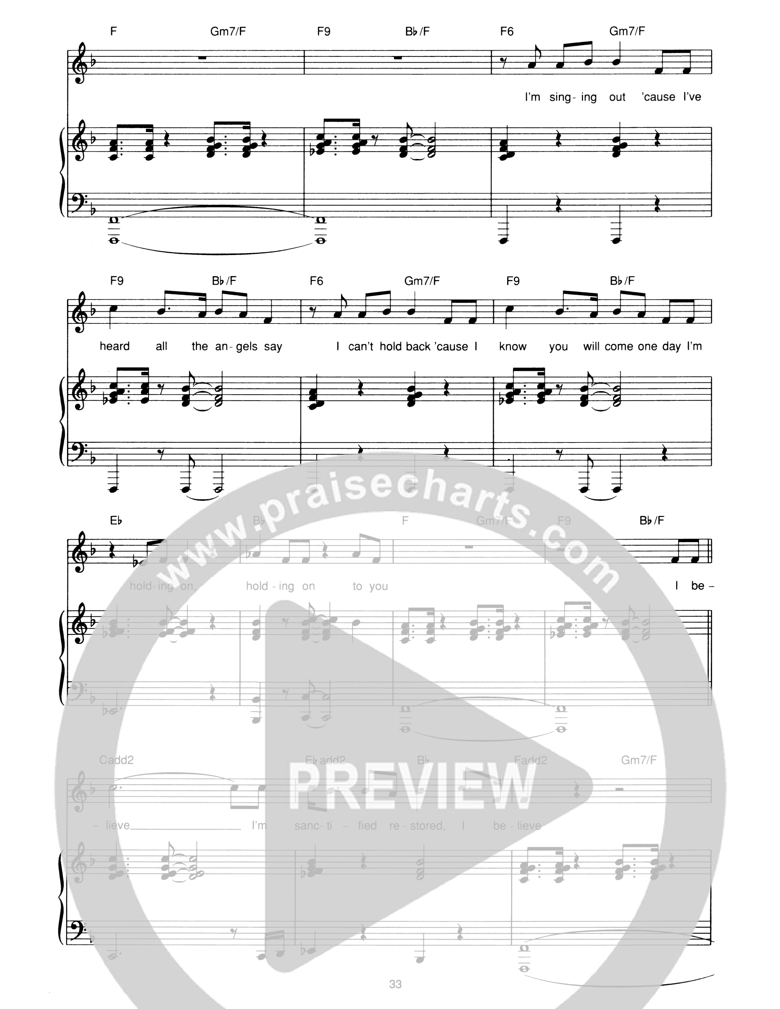 I Believe Piano/Melody (Hillsong Worship)