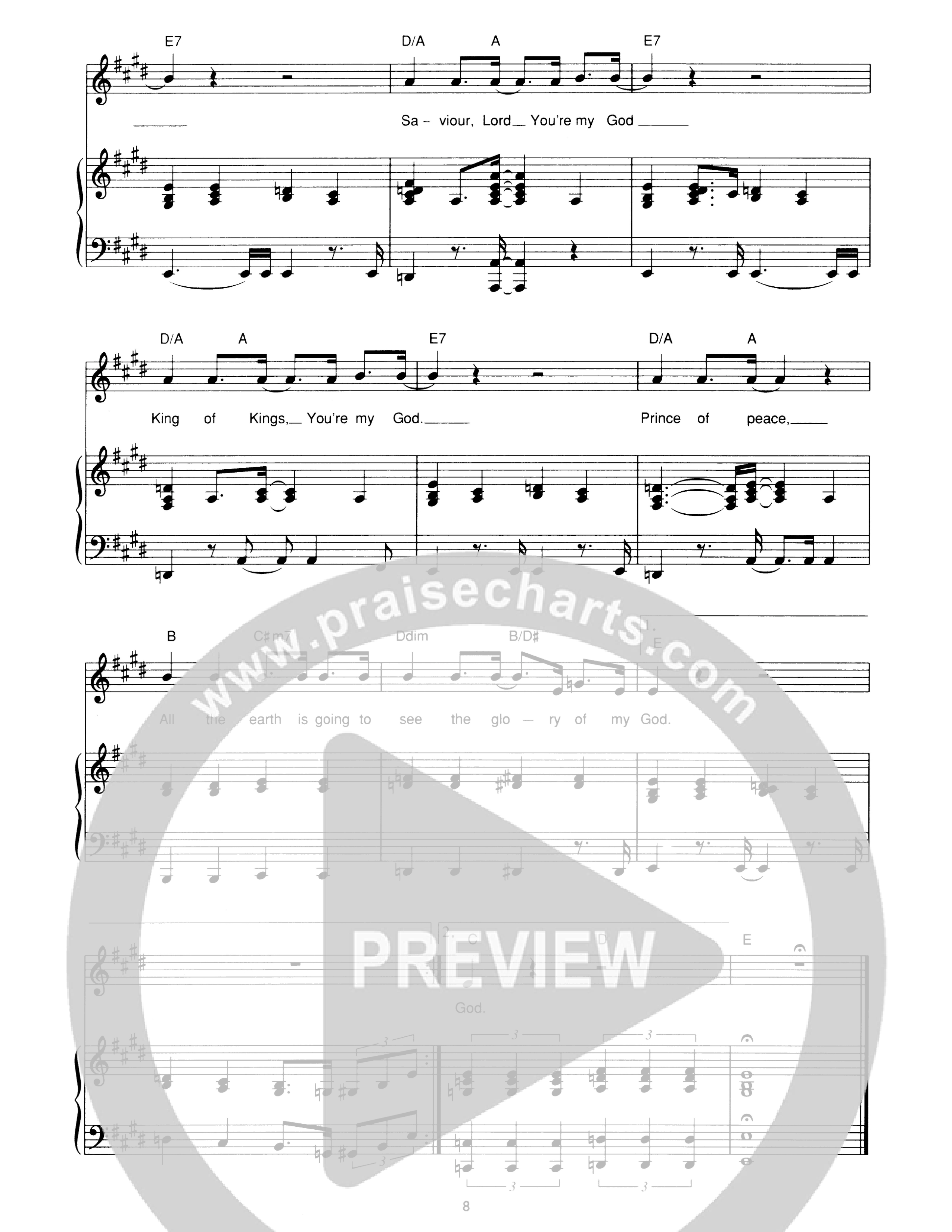 Shelter Piano/Melody (Hillsong Worship)