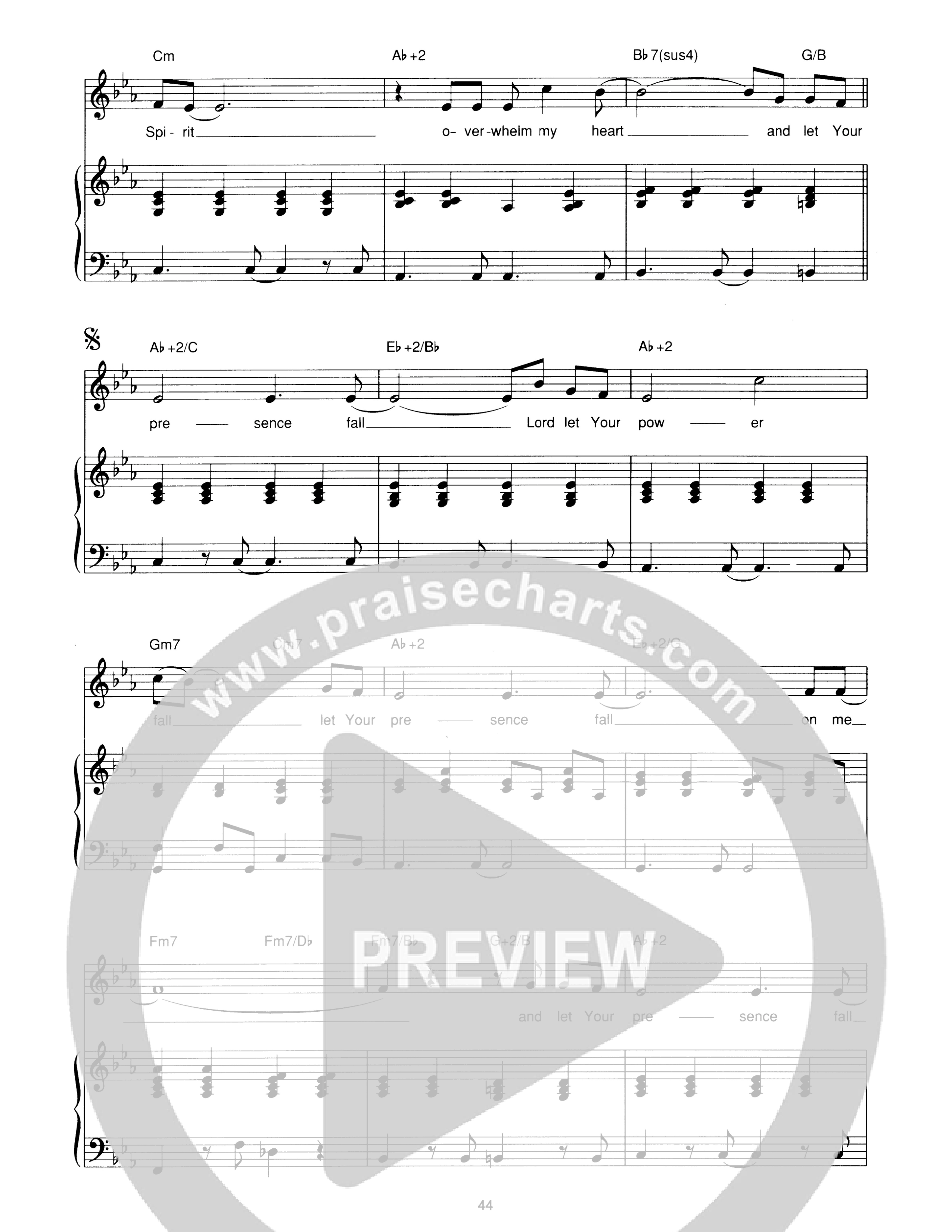 O Holy Spirit Piano/Melody (Hillsong Worship)