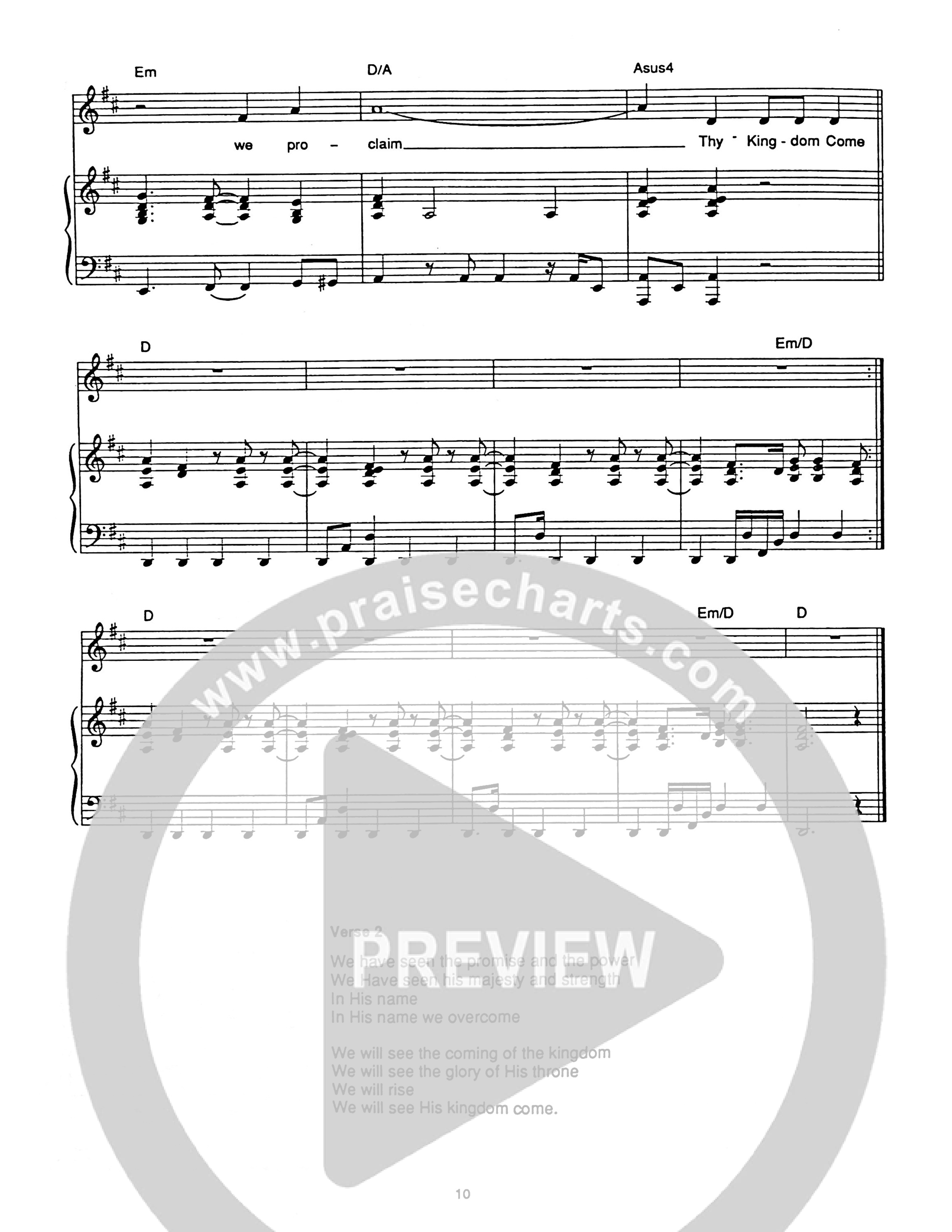 We Will Rise Piano/Melody (Hillsong Worship)