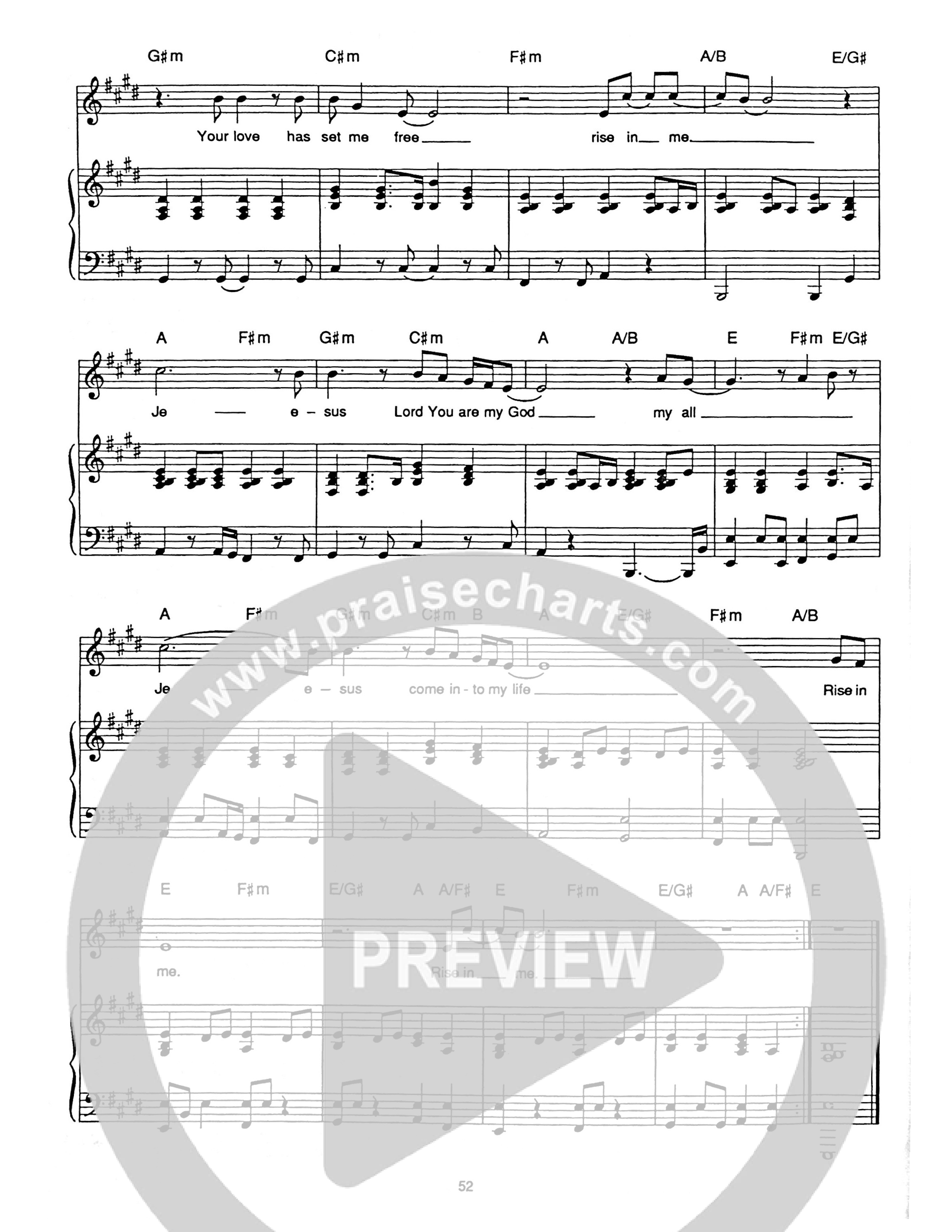 Holy Spirit Rise In Me Piano/Melody (Hillsong Worship)