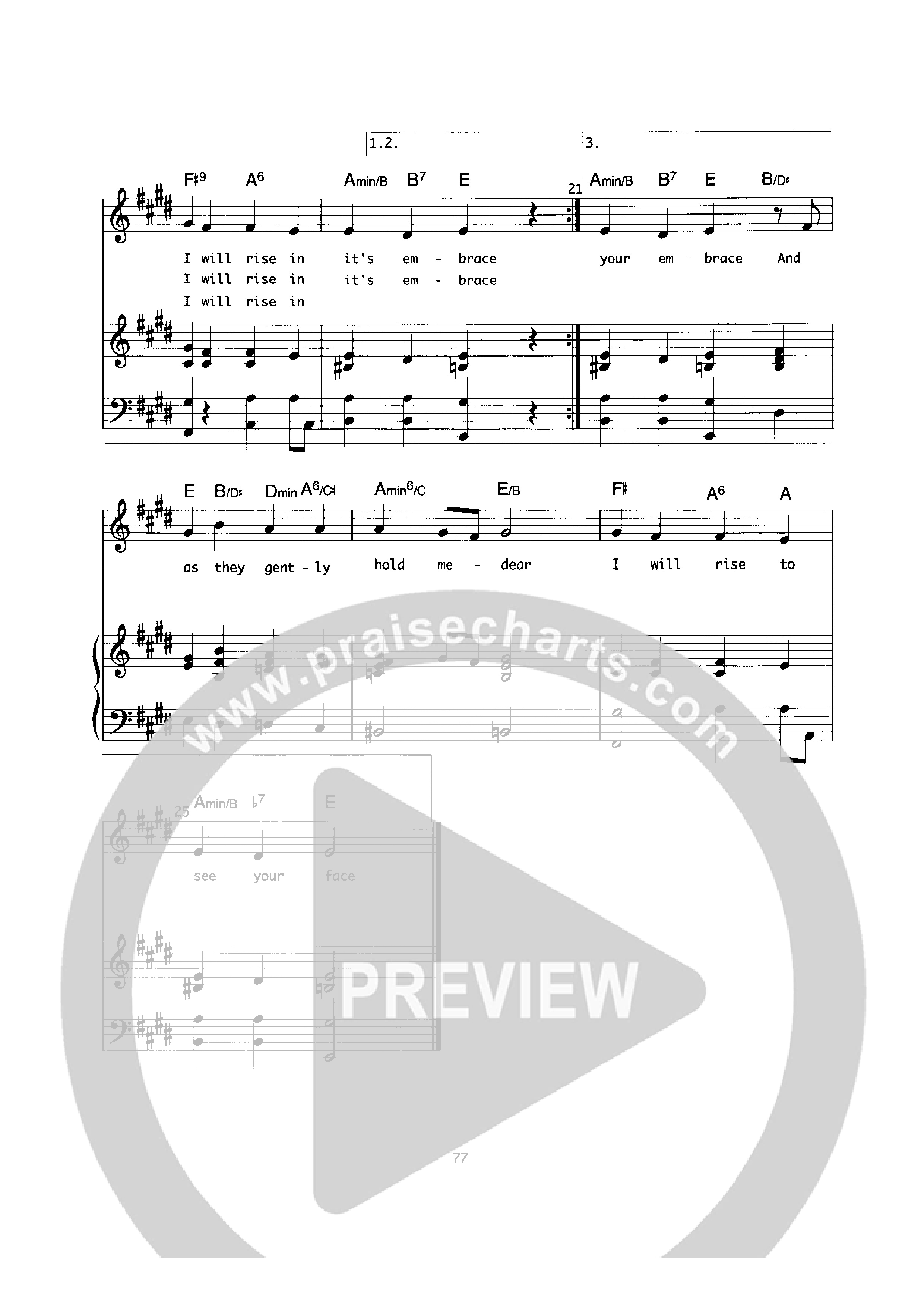 I Have Seen Your Glory Piano/Melody (Geoff Bullock)