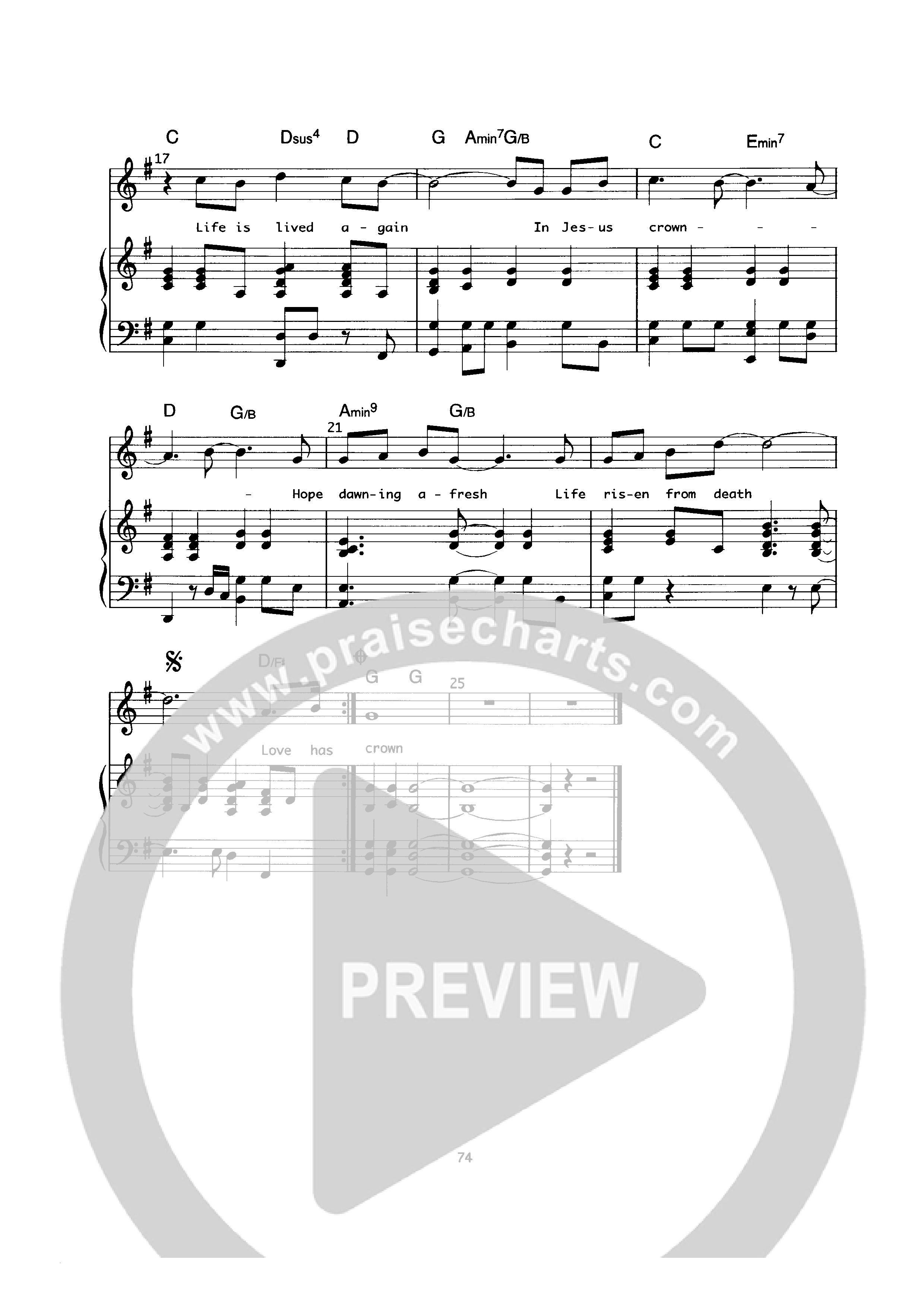 In Jesus' Crown Piano/Melody (Geoff Bullock)