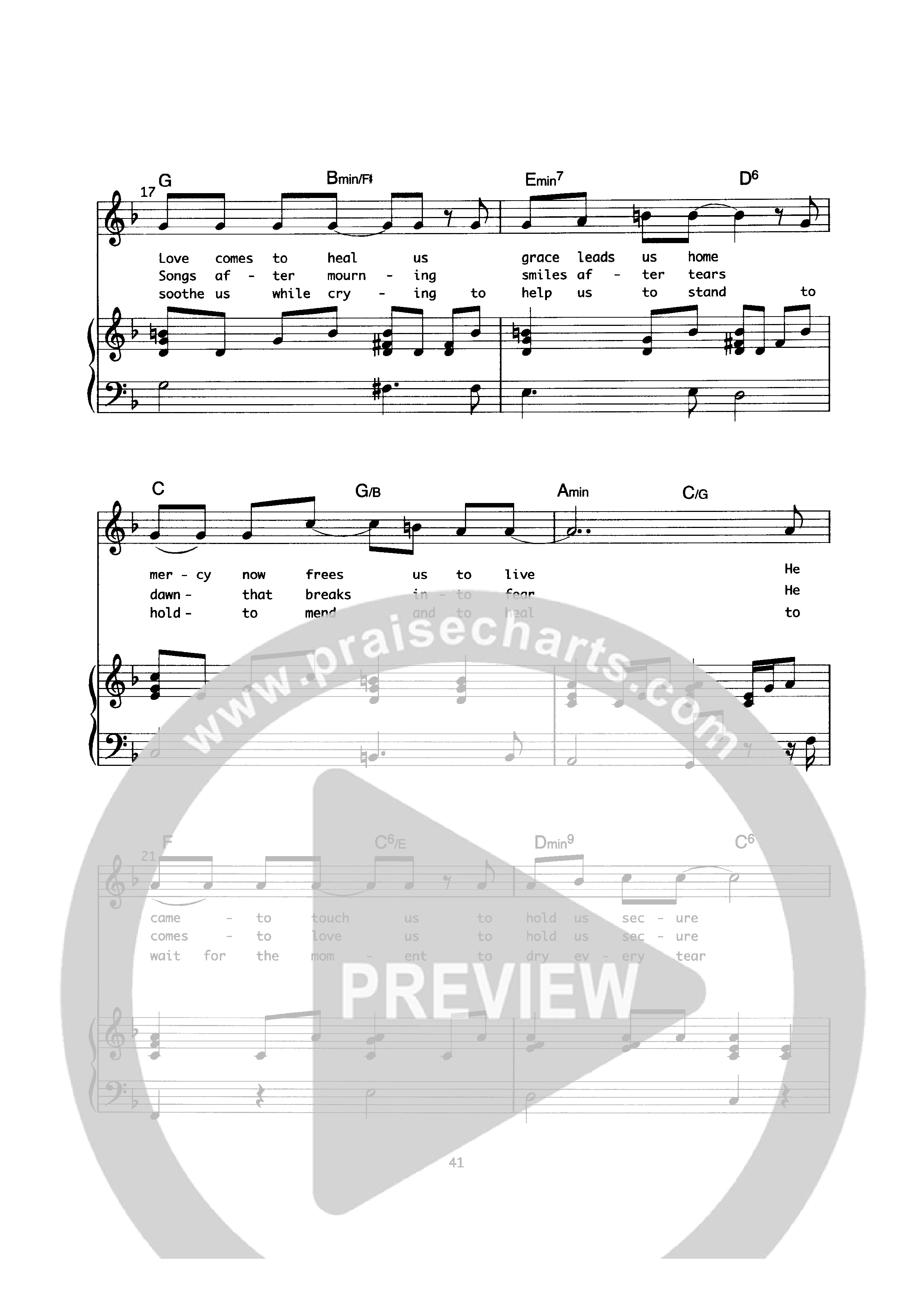 Grace And Mercy For All Piano/Melody (Geoff Bullock)