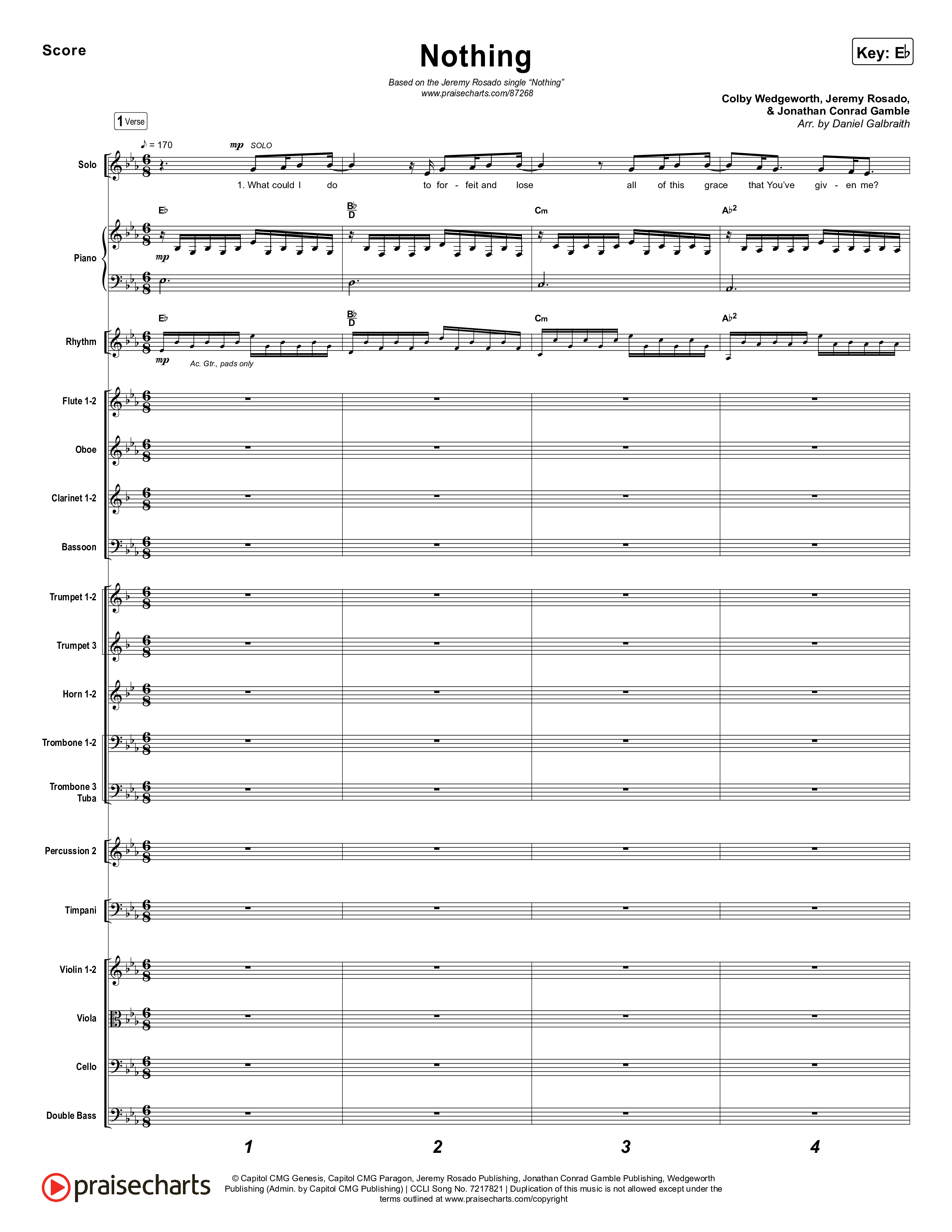 Nothing Conductor's Score (Jeremy Rosado / Seph Schlueter)