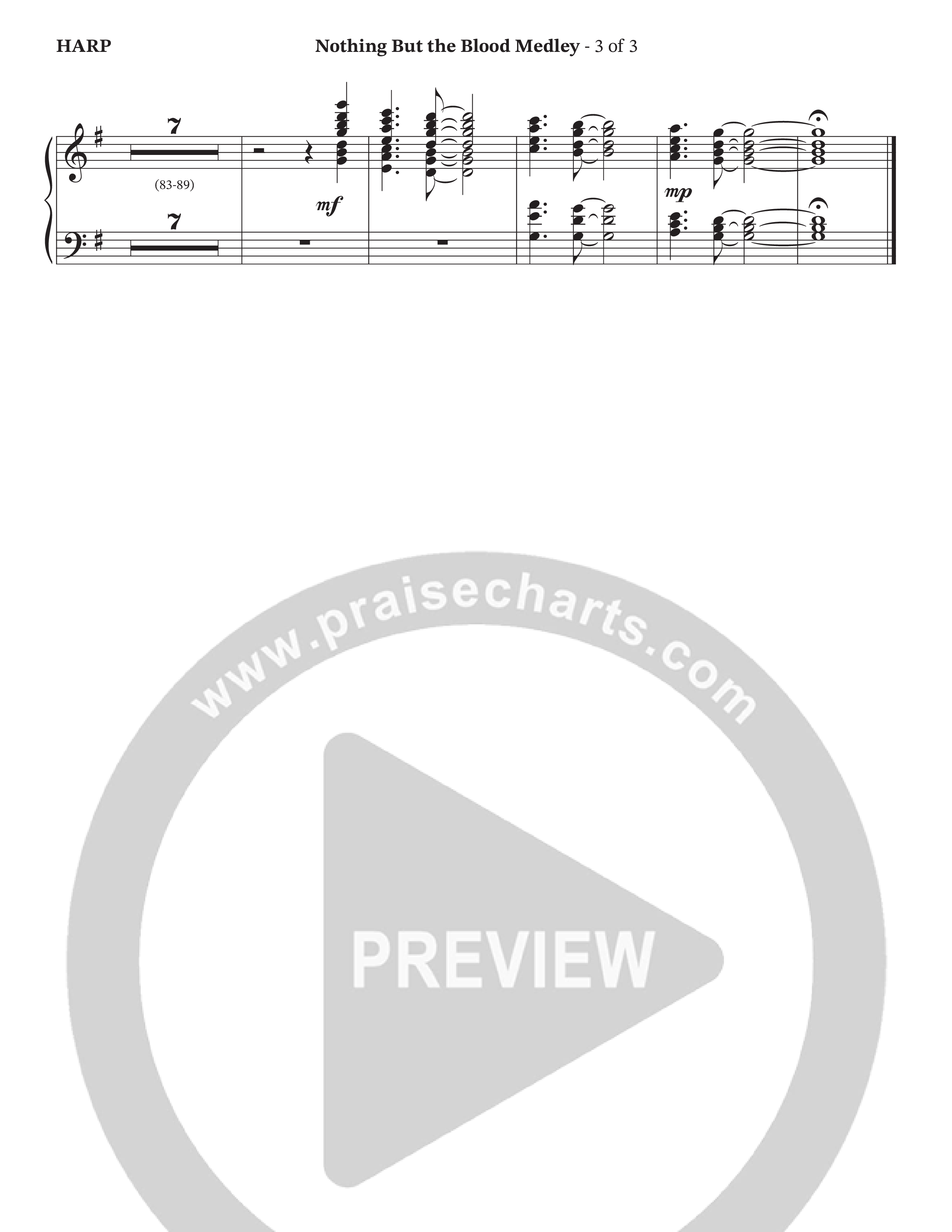 Nothing But The Blood Medley (Choral Anthem SATB) Harp (TaRanda Greene / Orch. Jim Hammerly)
