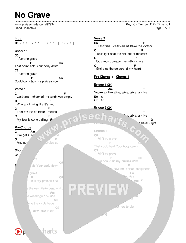 No Grave Chords & Lyrics (Rend Collective)
