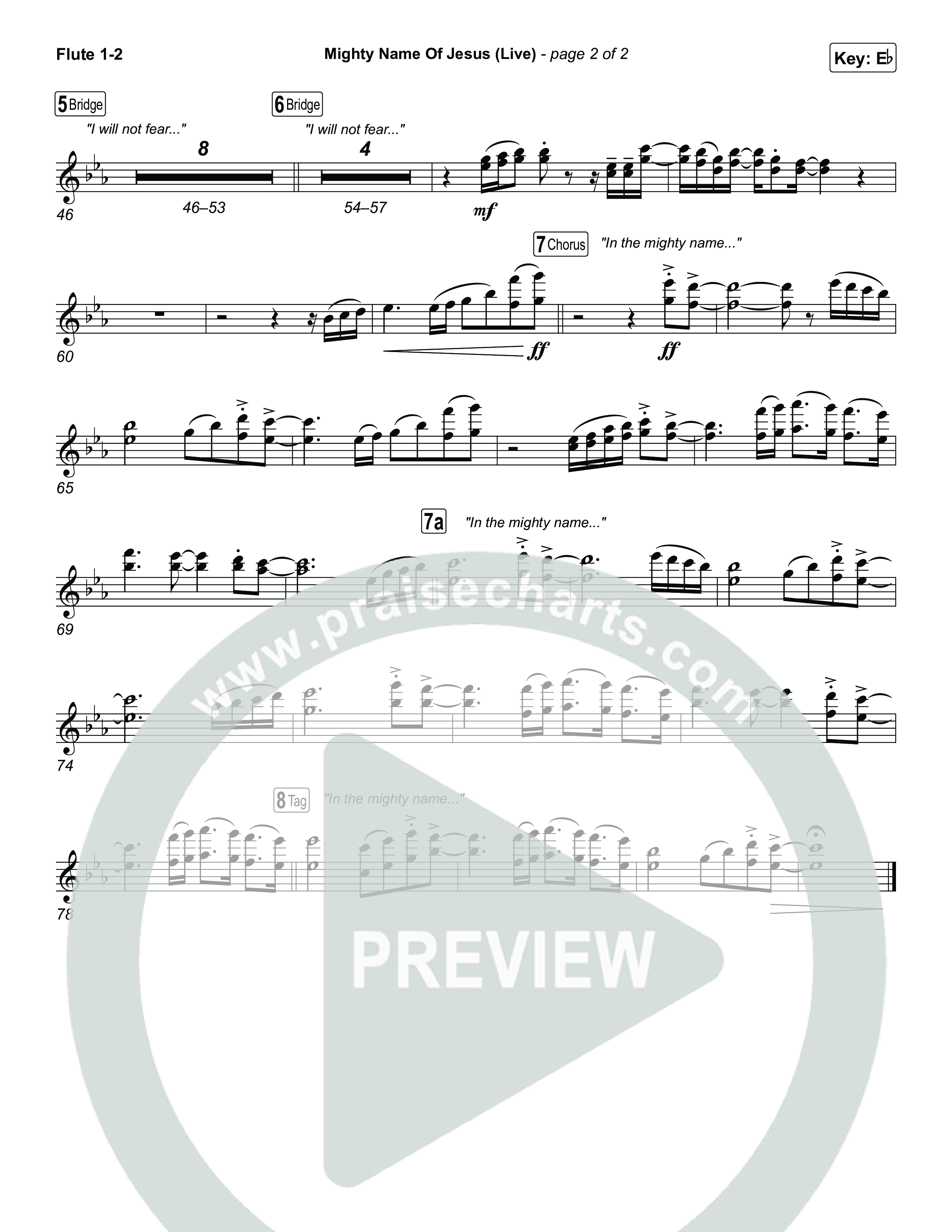 Mighty Name Of Jesus (Live) Wind Pack (Hope Darst)