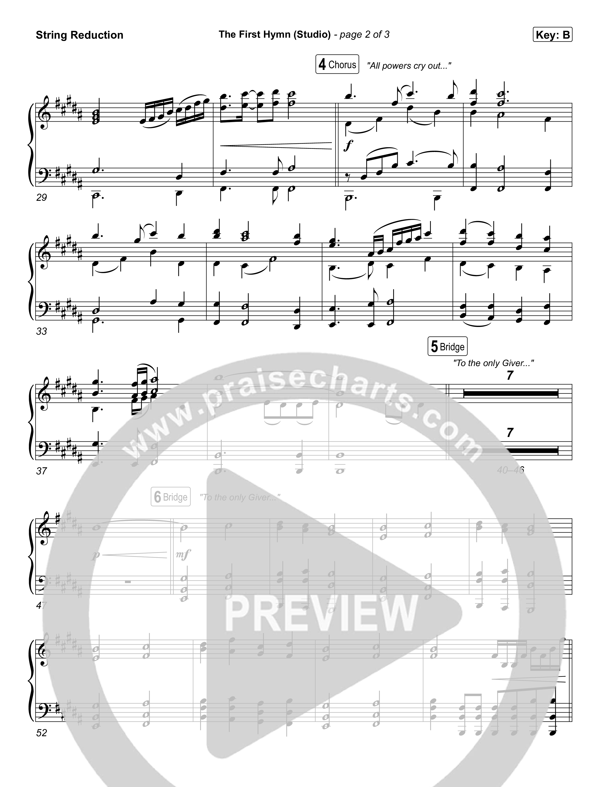 The First Hymn (Studio) String Reduction (Chris Tomlin / Ben Fielding)