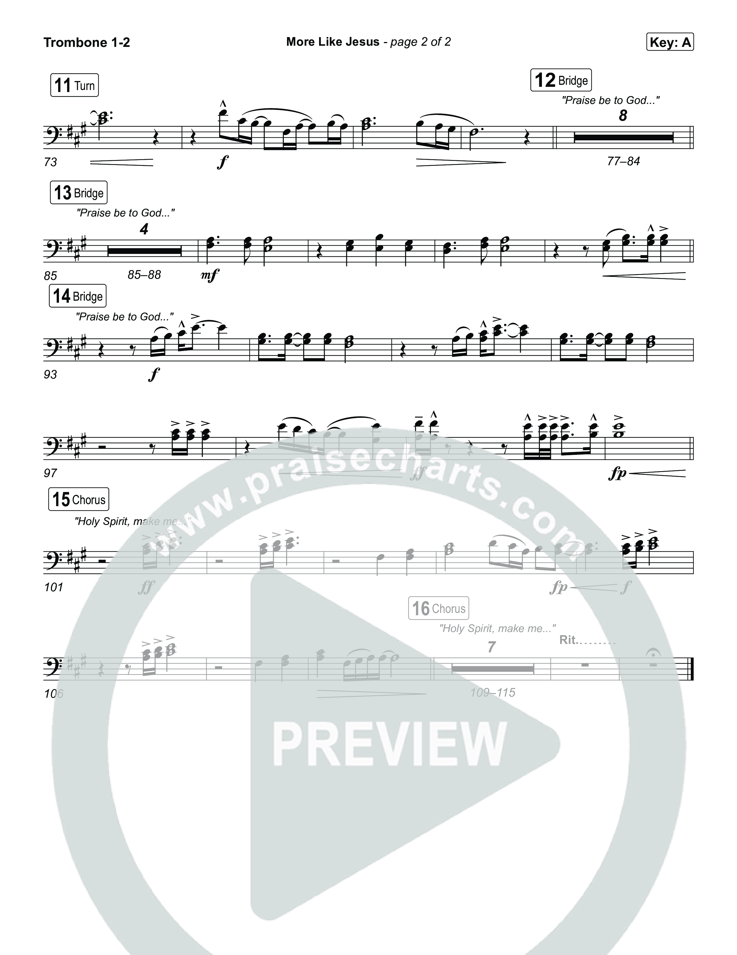 More Like Jesus Trombone 1,2 (One Voice INT)