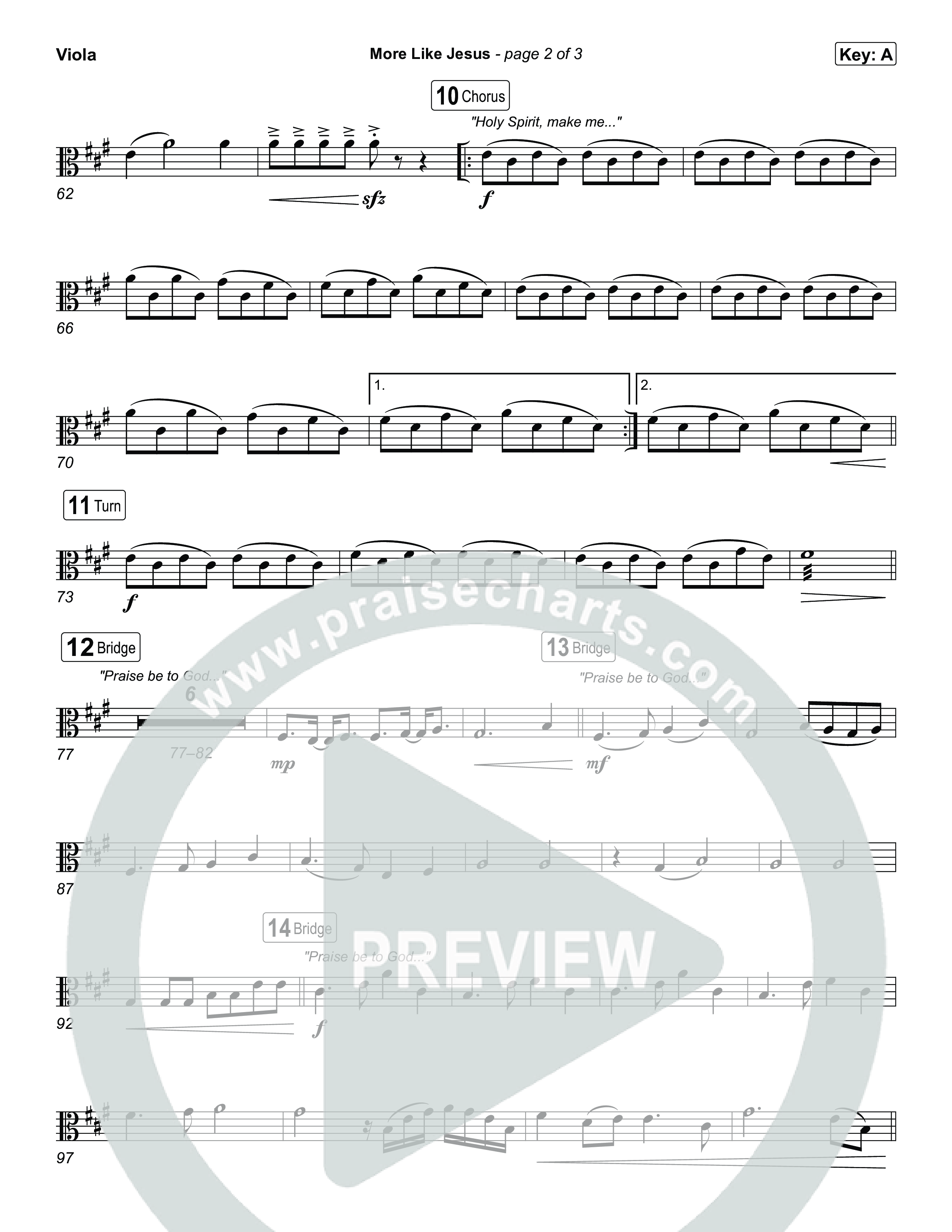 More Like Jesus Viola (One Voice INT)