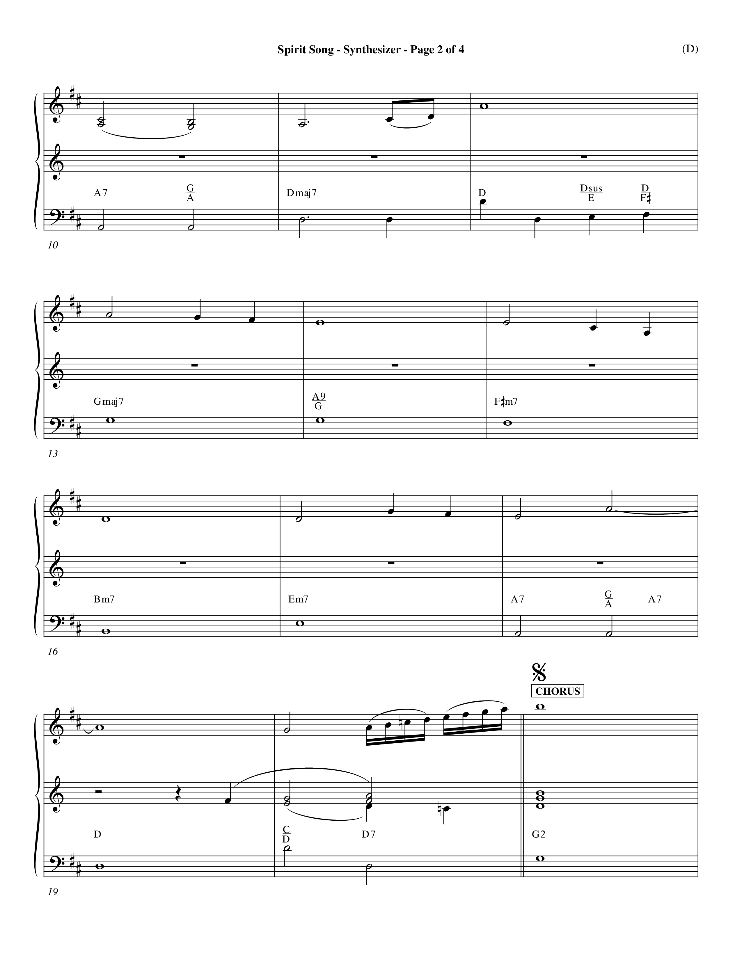 Spirit Song (Choral Anthem SATB) Synth (Word Music Choral / Orch. David Winkler / Orch. Michael Lawrence / Orch. Andrew High)