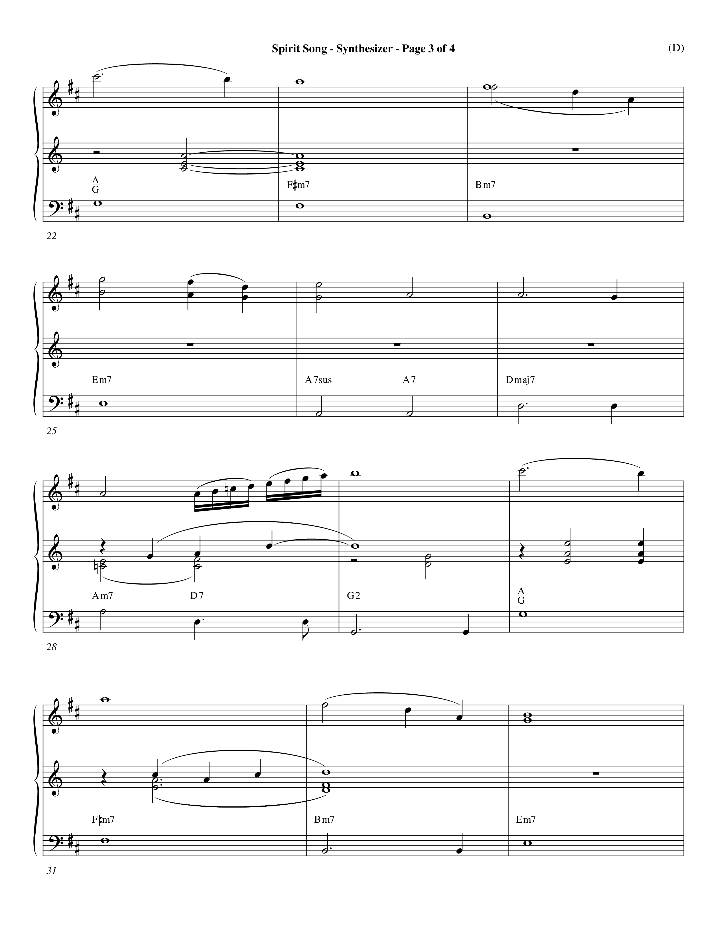 Spirit Song (Choral Anthem SATB) Synth (Word Music Choral / Orch. David Winkler / Orch. Michael Lawrence / Orch. Andrew High)