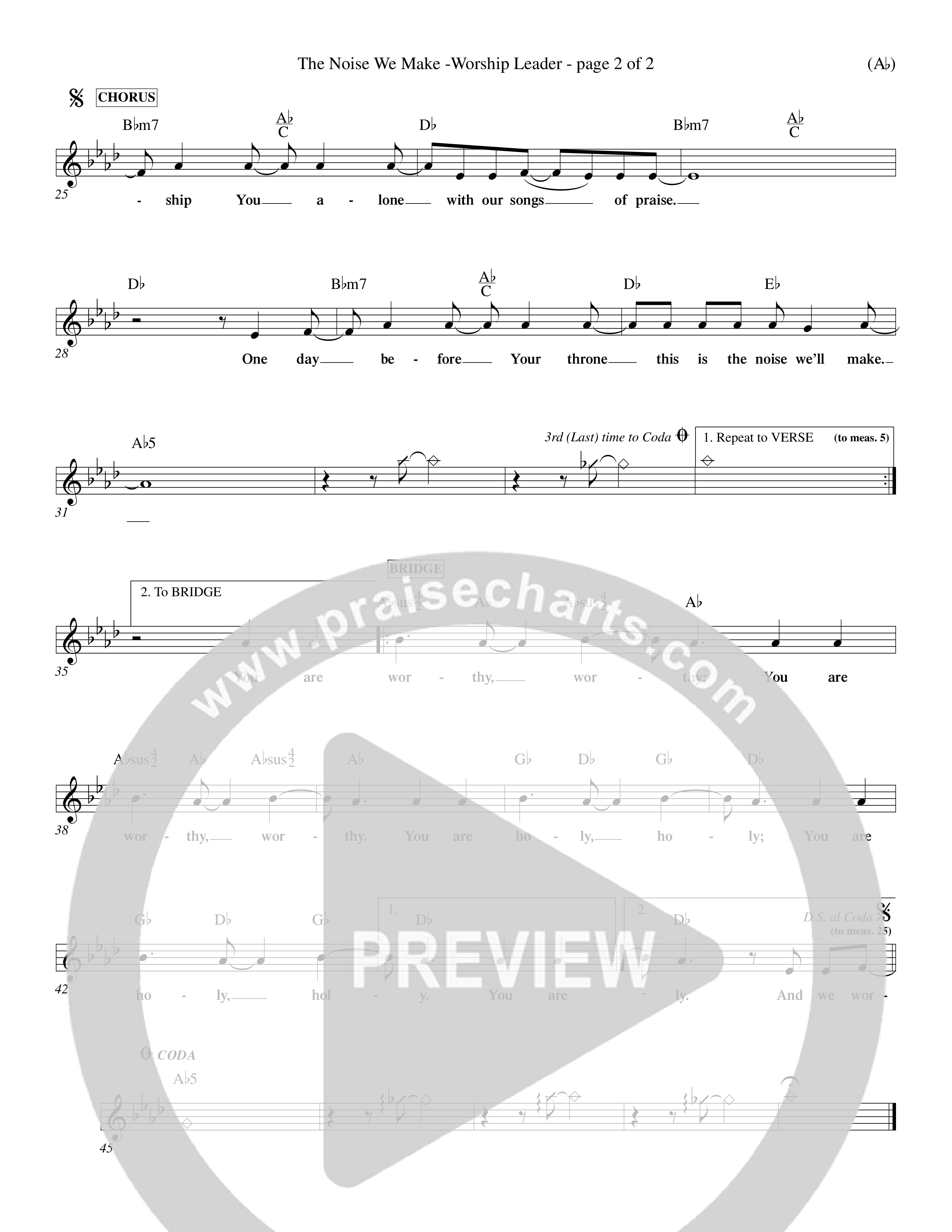 The Noise We Make (Choral Anthem SATB) Rhythm Pack (Word Music Choral / Orch. Dave Williamson)