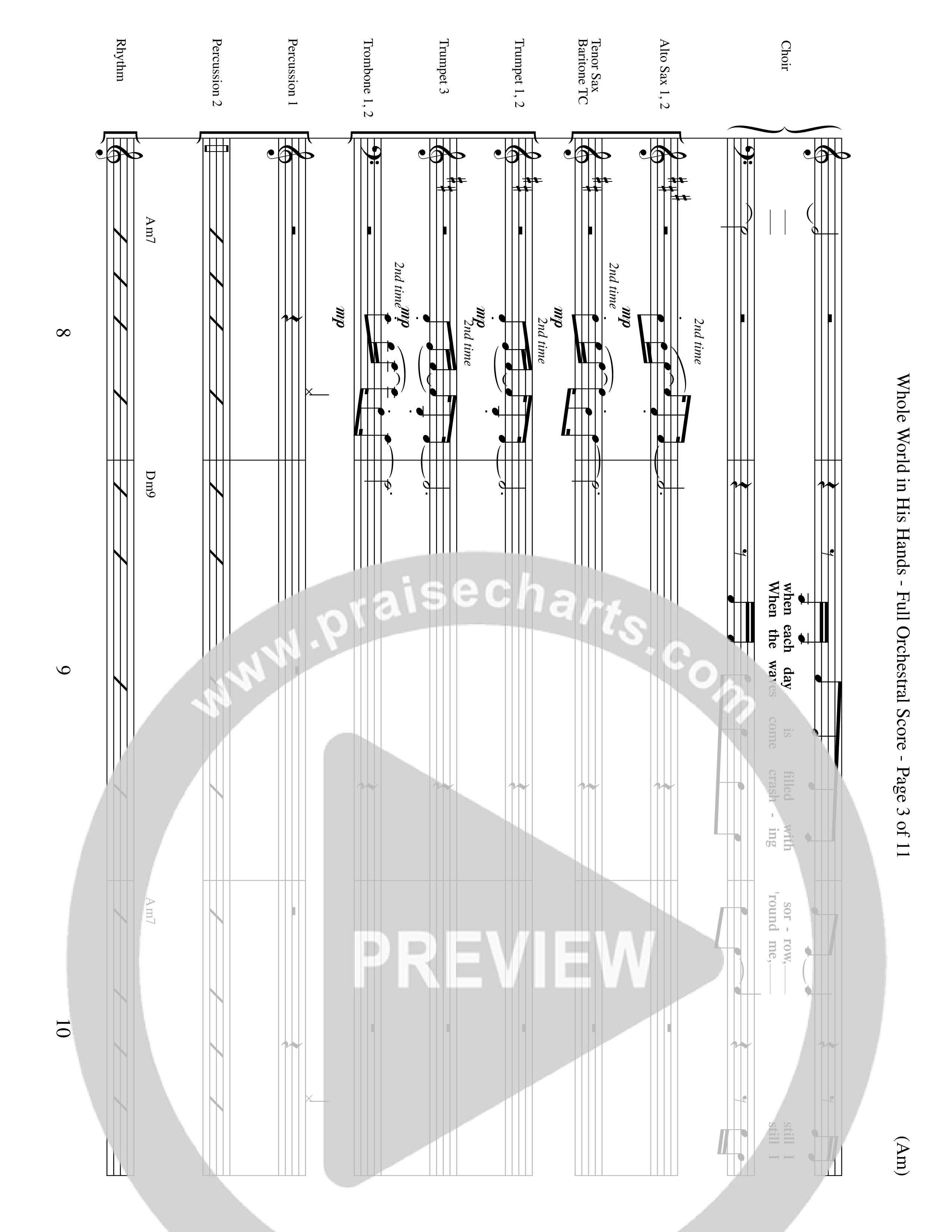 Whole World In His Hands (Choral Anthem SATB) Conductor's Score (Word Music Choral / Arr. David Shipps)