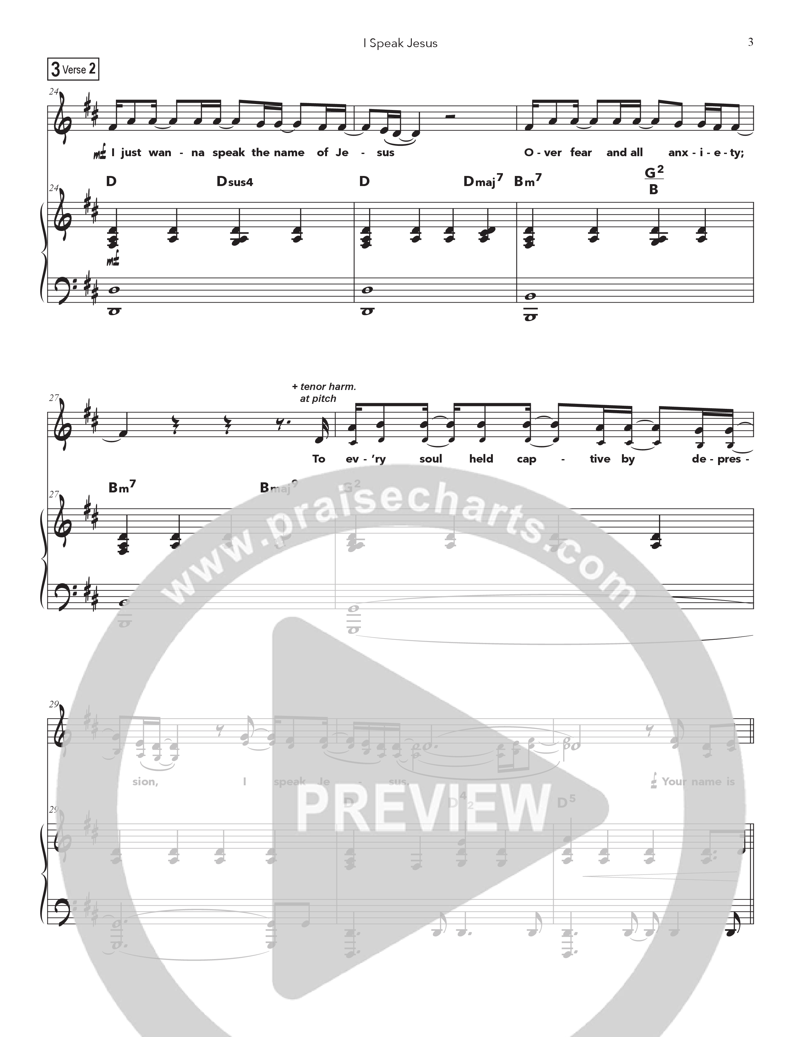 I Speak Jesus (Kids) Piano/Melody (Doorpost Songs / Dave and Jess Ray)