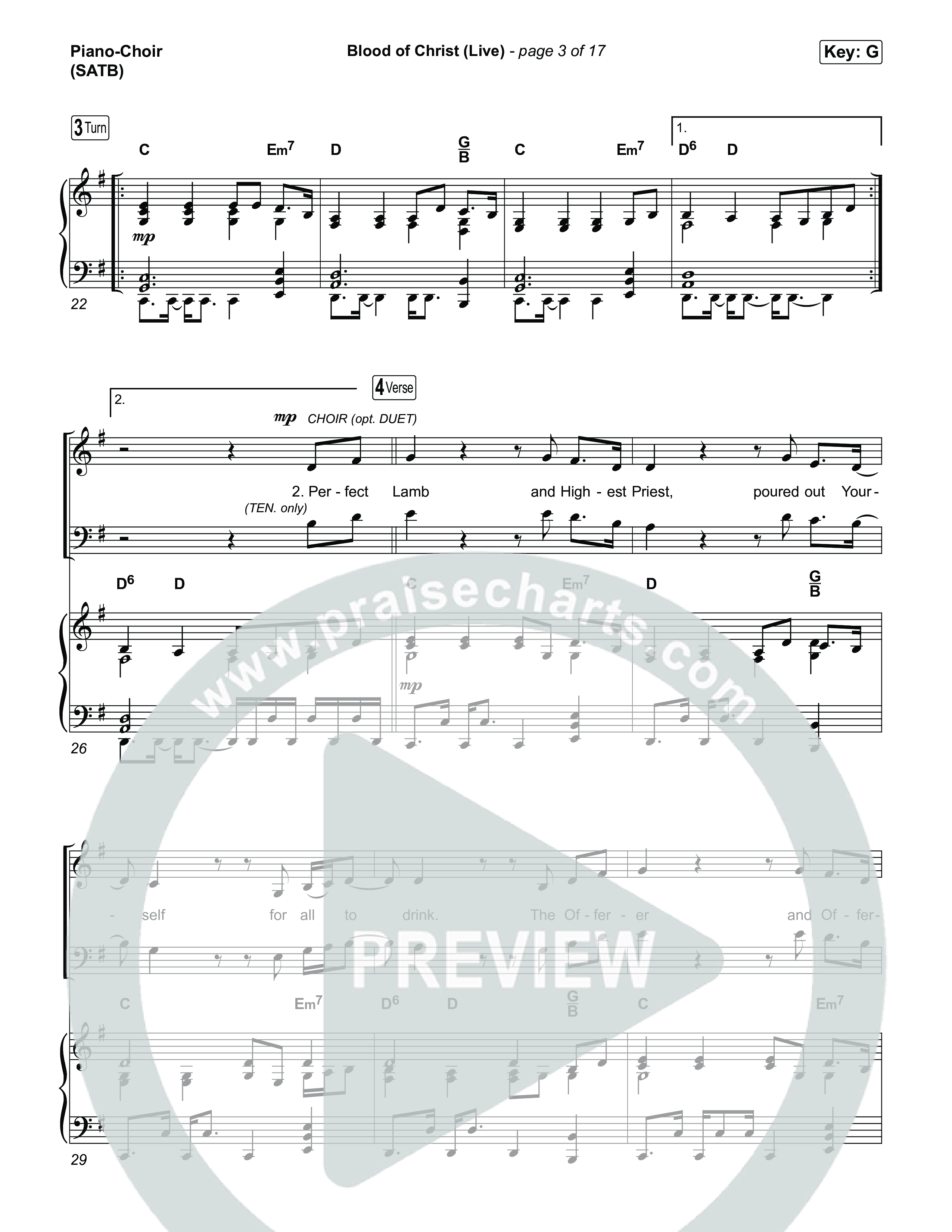 Blood Of Christ (Live) Piano/Vocal Pack (Jesus Image / John Wilds)