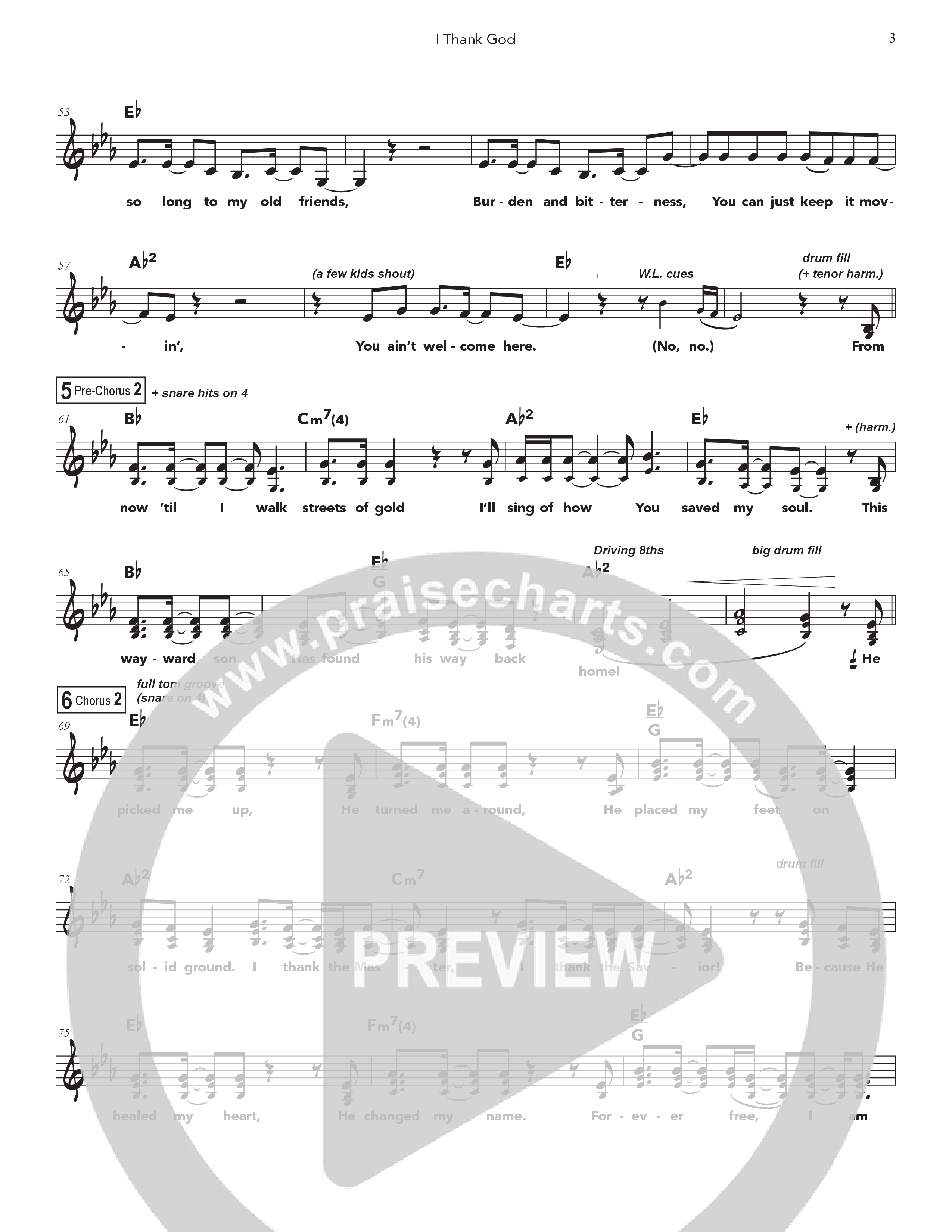 I Thank God (Kids) Piano/Vocal Pack (Doorpost Songs / Dave and Jess Ray)