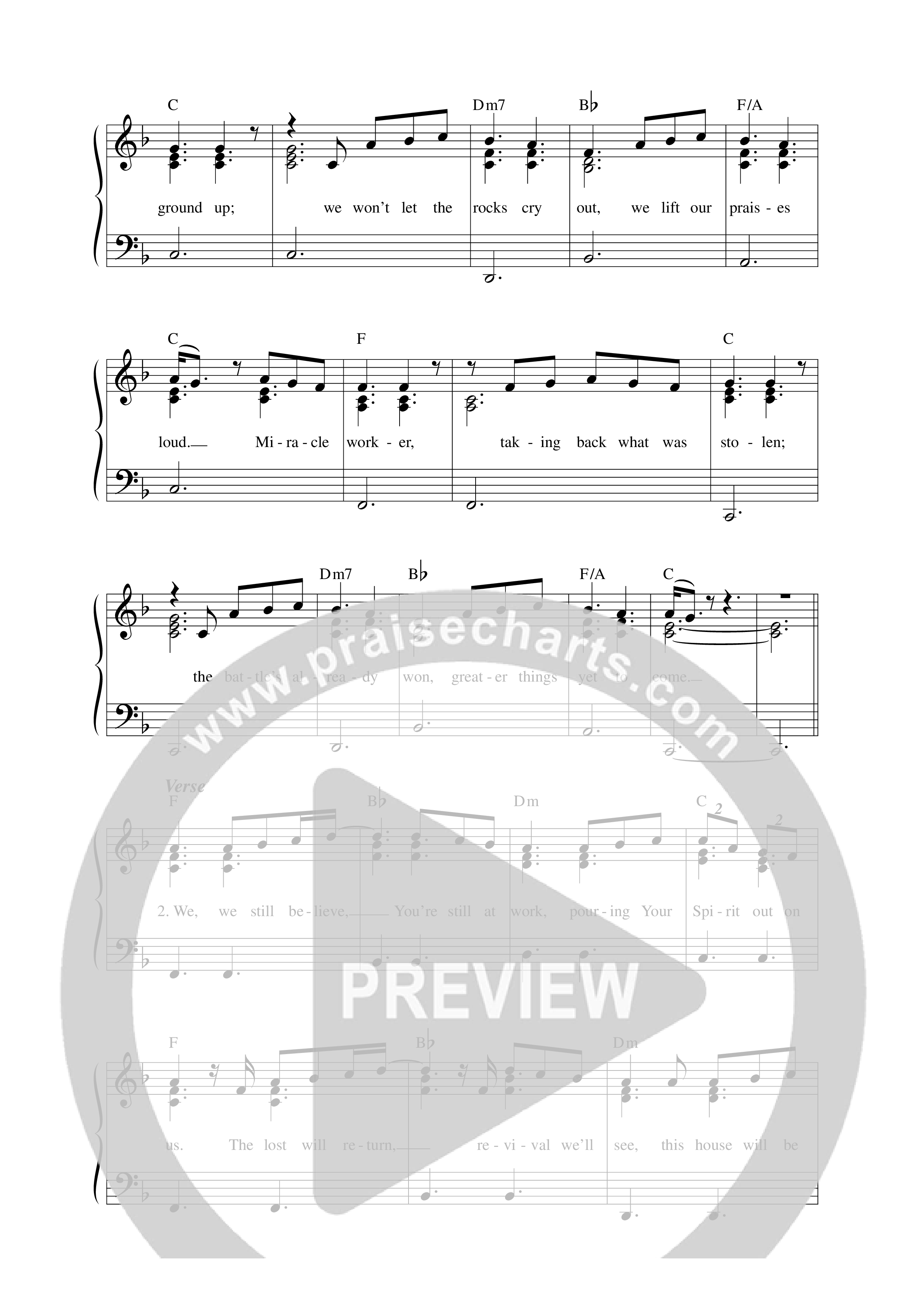 Moving Forward Lead Sheet Melody (Life Worship)