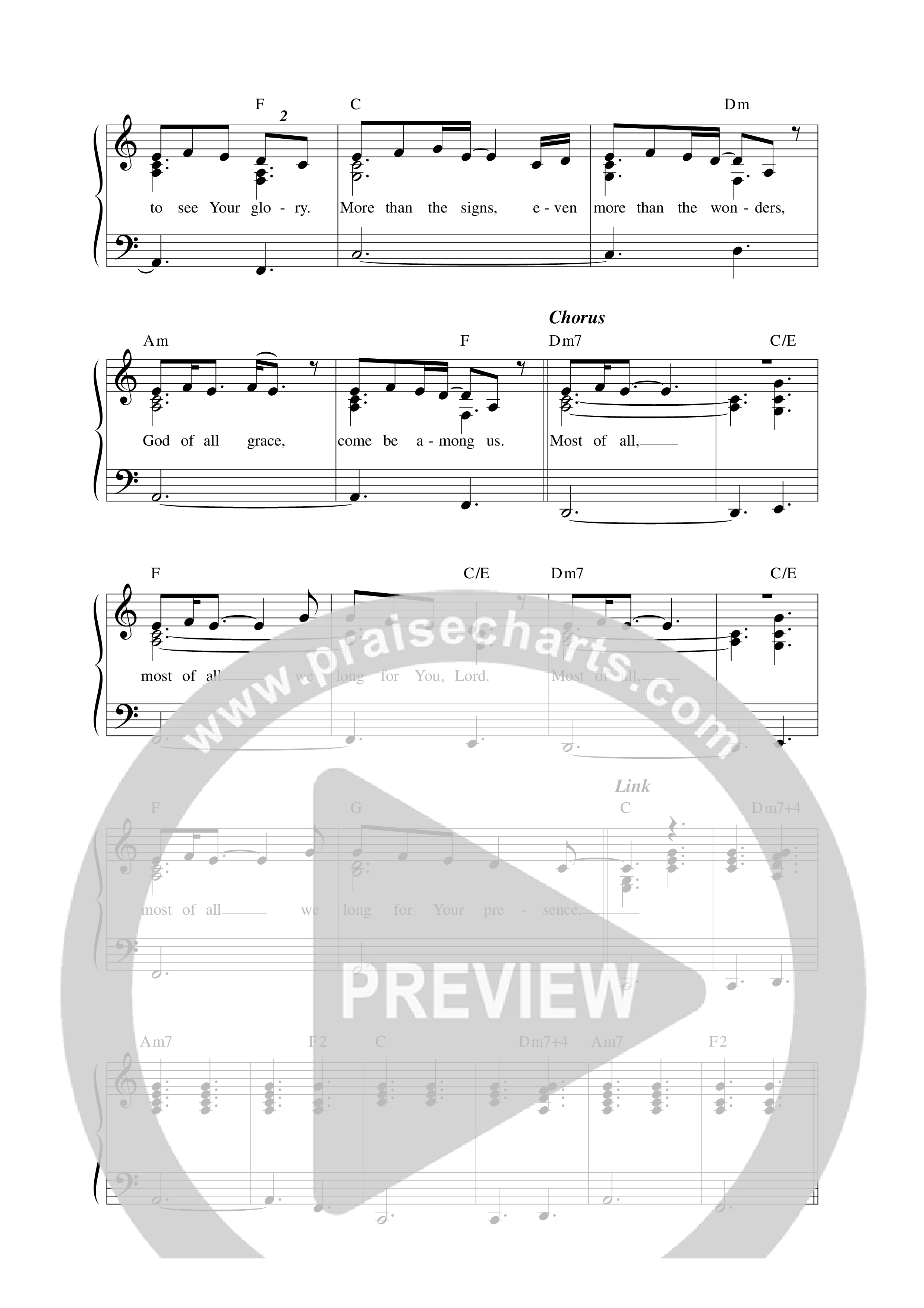 Most Of All Lead Sheet Melody (Life Worship)