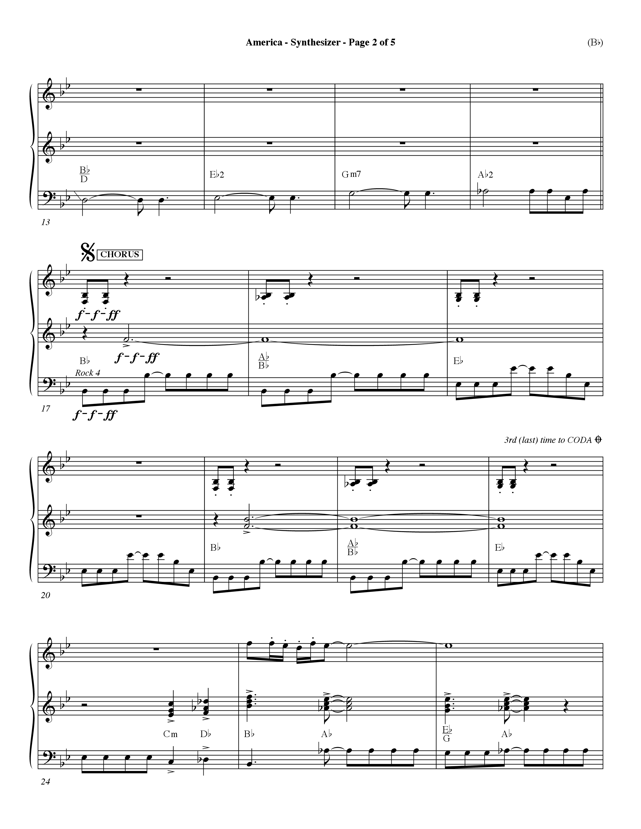 America (Choral Anthem SATB) Synth (Word Music Choral / Orch. Dave Williamson)