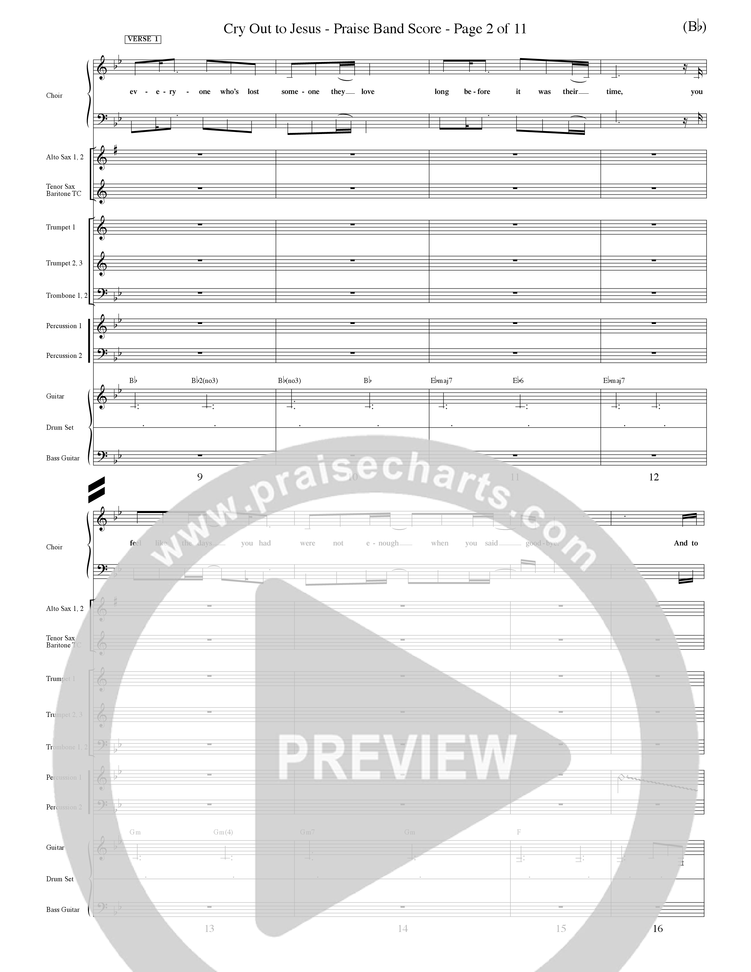 Cry Out To Jesus (Choral Anthem SATB) Conductor's Score (Word Music Choral / Orch. Dave Williamson)