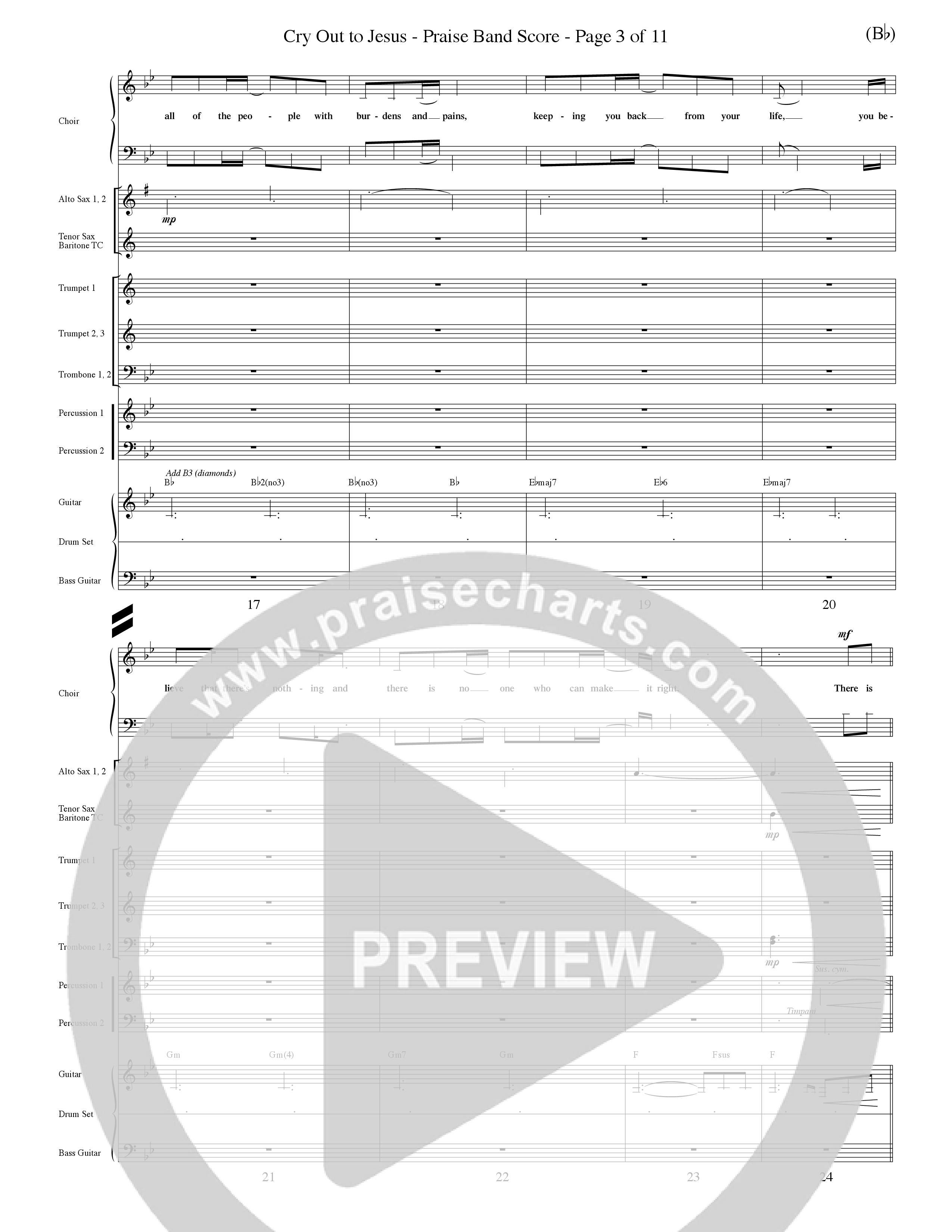 Cry Out To Jesus (Choral Anthem SATB) Conductor's Score (Word Music Choral / Orch. Dave Williamson)
