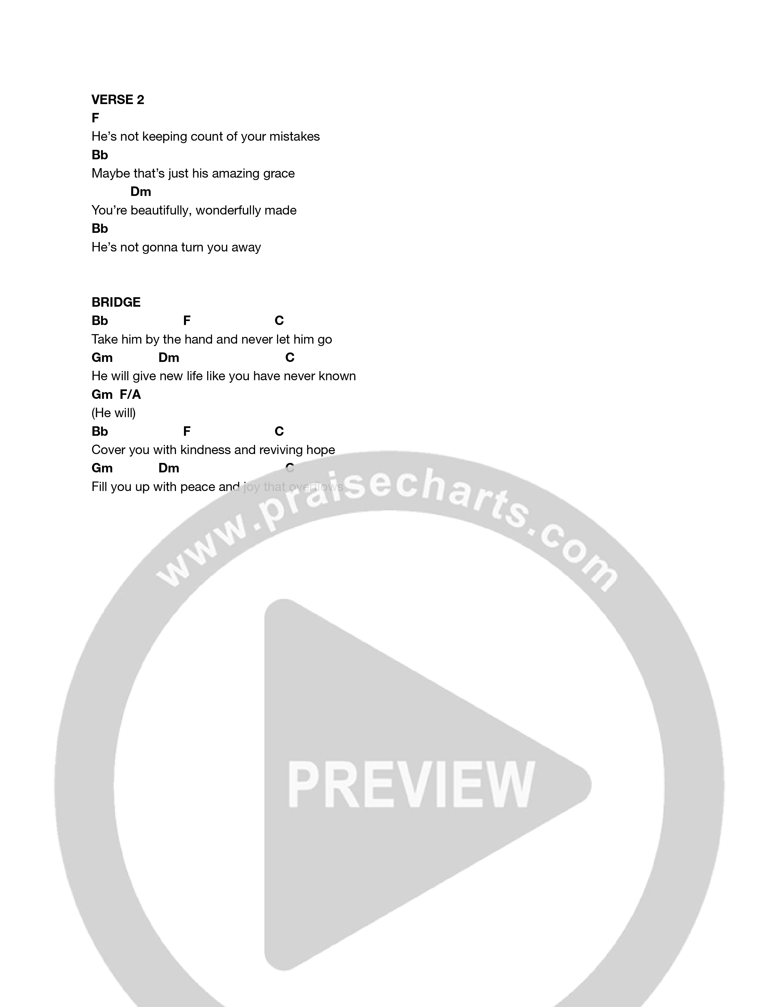 Turn Chord Chart (Rachel Jeanette)