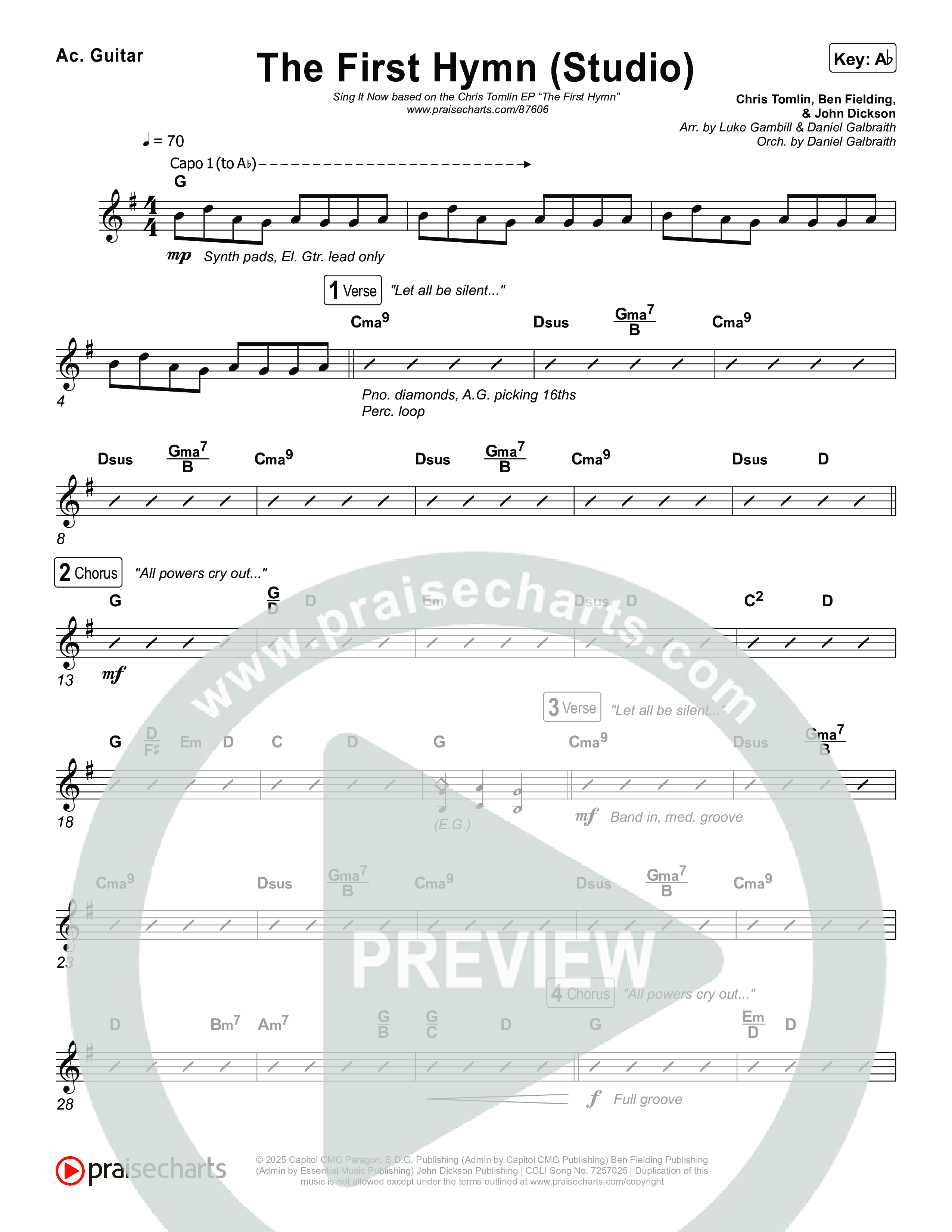 The First Hymn (Sing It Now) Rhythm Pack (Chris Tofilon / Ben Fielding / Arr. Luke Gambill)