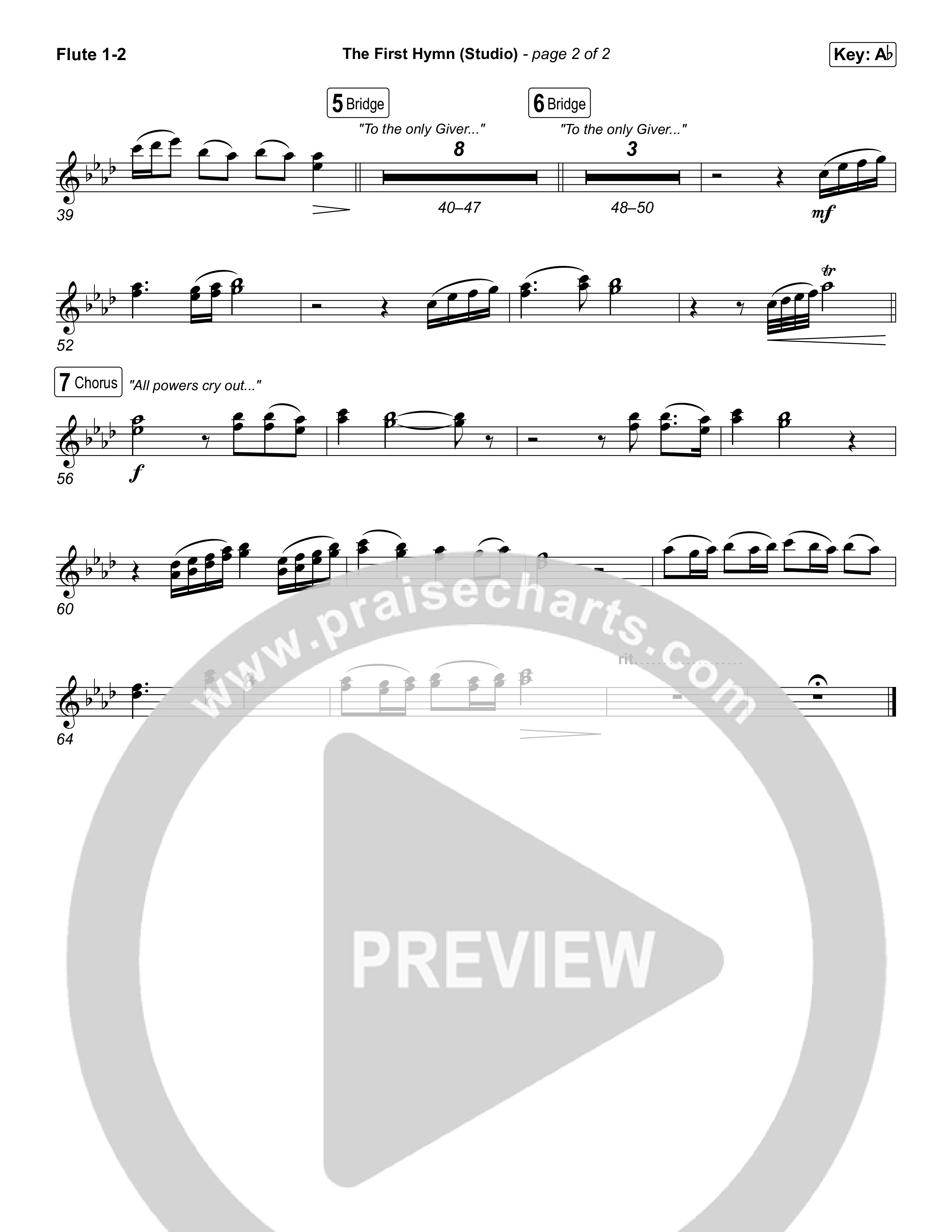 The First Hymn (Worship Choir/SAB) Wind Pack (Chris Tofilon / Ben Fielding / Arr. Luke Gambill)