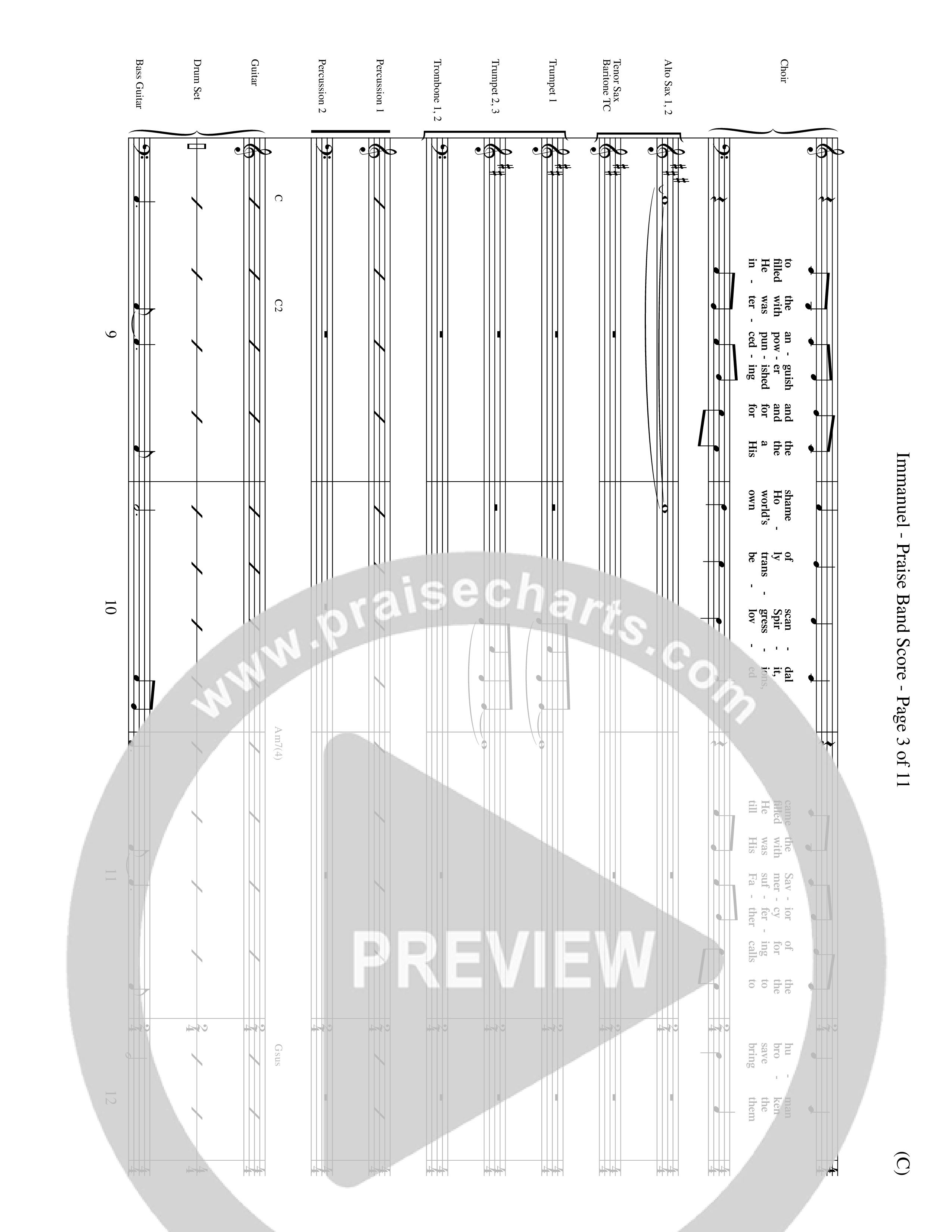 Immanuel (Choral Anthem SATB) Conductor's Score (Word Music Choral / Orch. Dave Williamson)