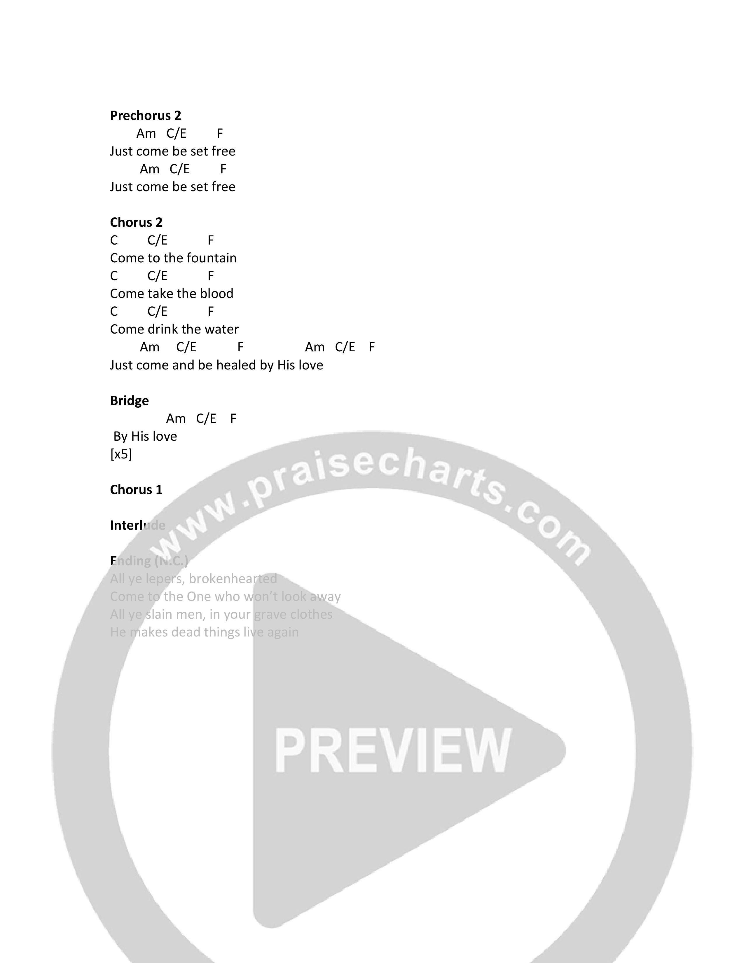 Lepers Chord Chart (Joshua Leventhal)
