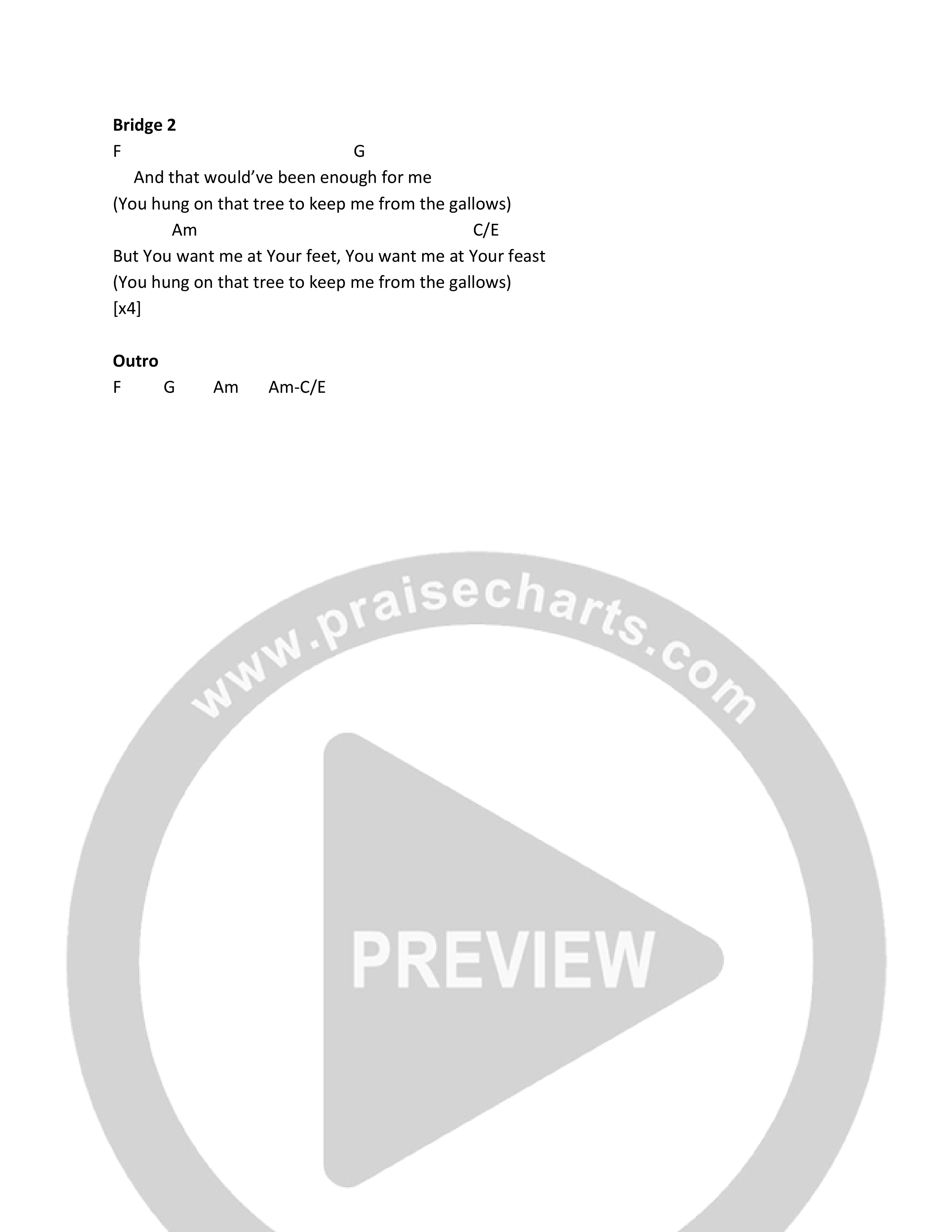 The Gallows Chord Chart (Joshua Leventhal)