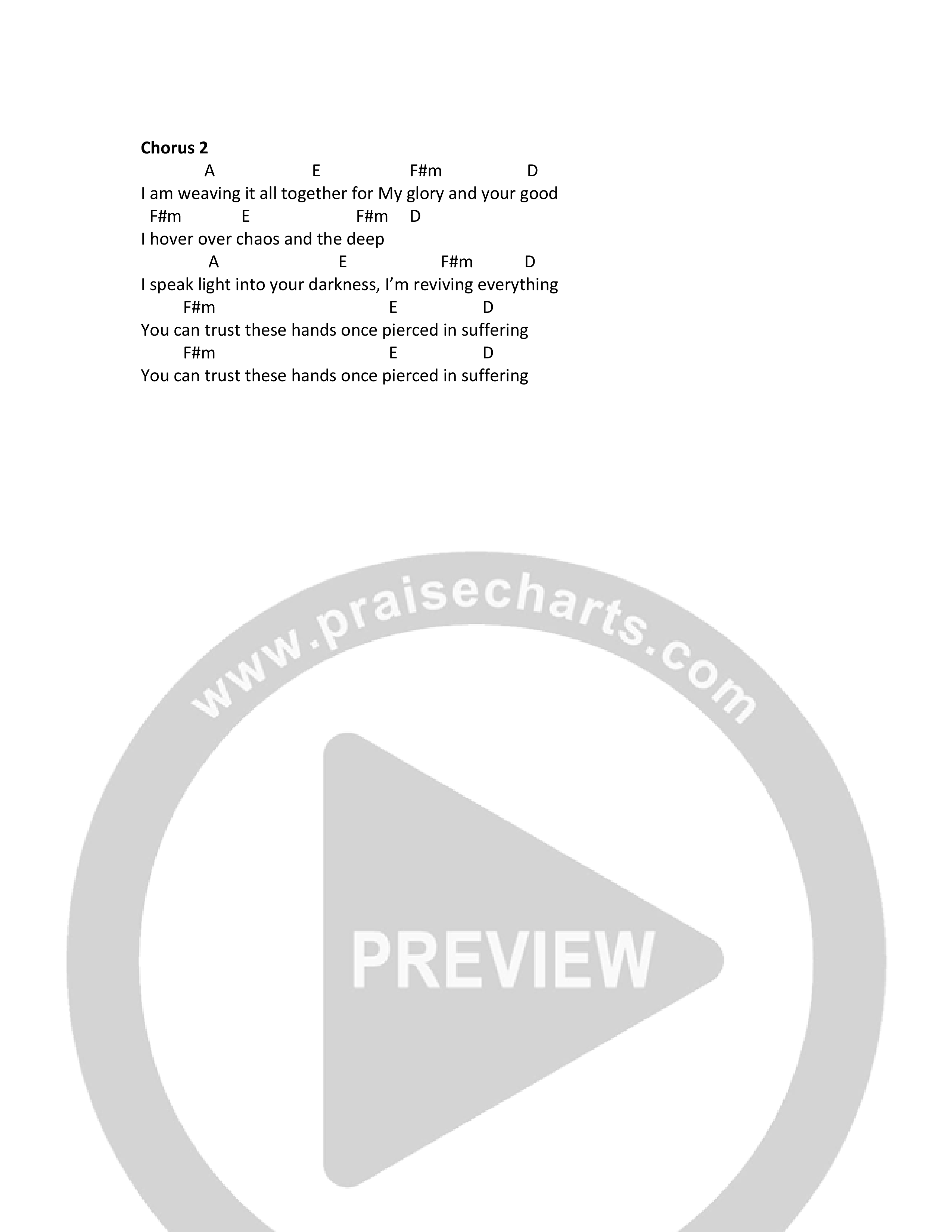 The Mending Chord Chart (Joshua Leventhal)