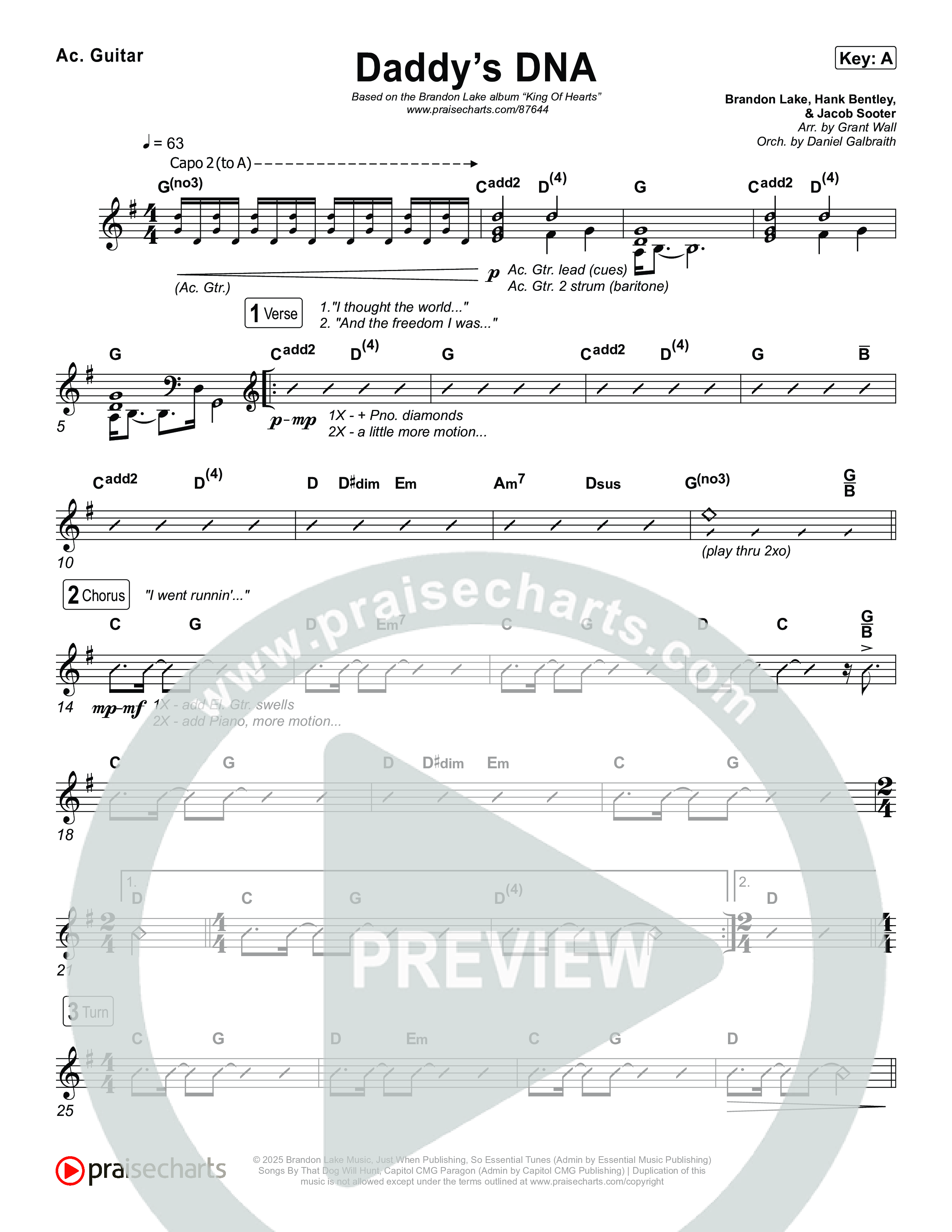 Daddy's DNA Rhythm Pack (Brandon Lake)