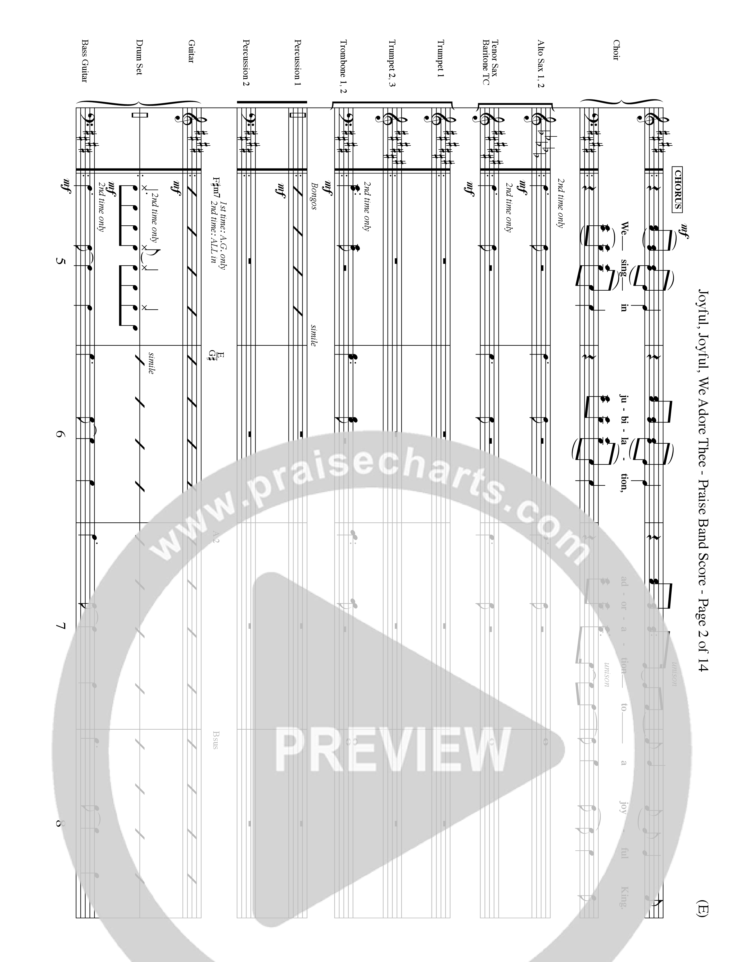 Joyful Joyful We Adore Thee (Choral Anthem SATB) Conductor's Score (Word Music Choral / Orch. Dave Williamson)