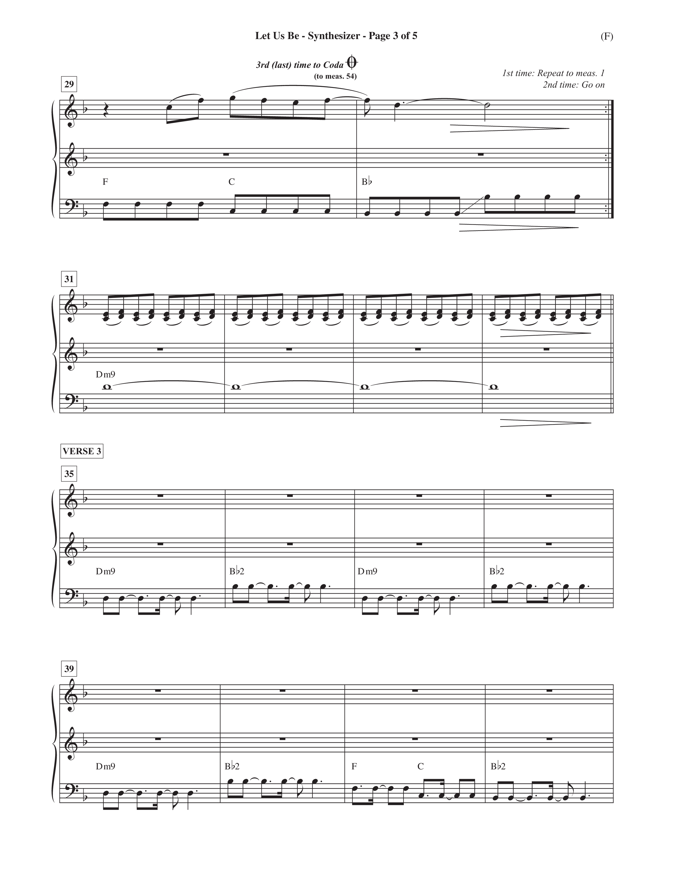 Let Us Be (Choral Anthem SATB) Synth (Word Music Choral / Orch. Dave Williamson)