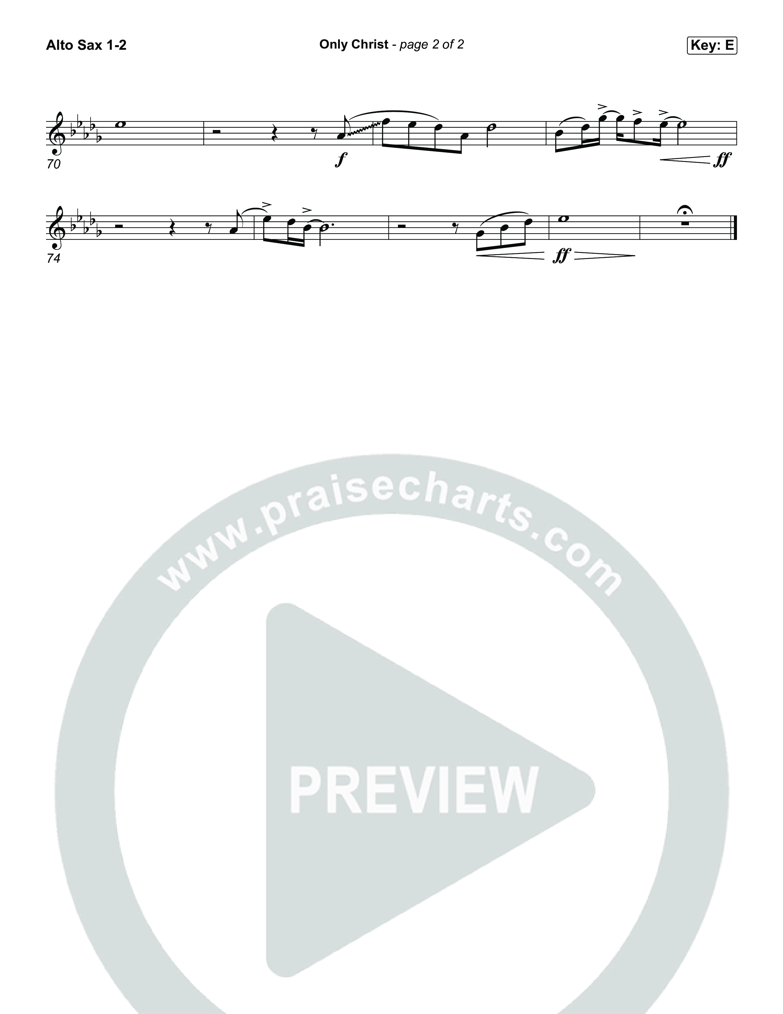 Only Christ Sax Pack (The Worship Initiative / Watermark Music / Hayden Browning)